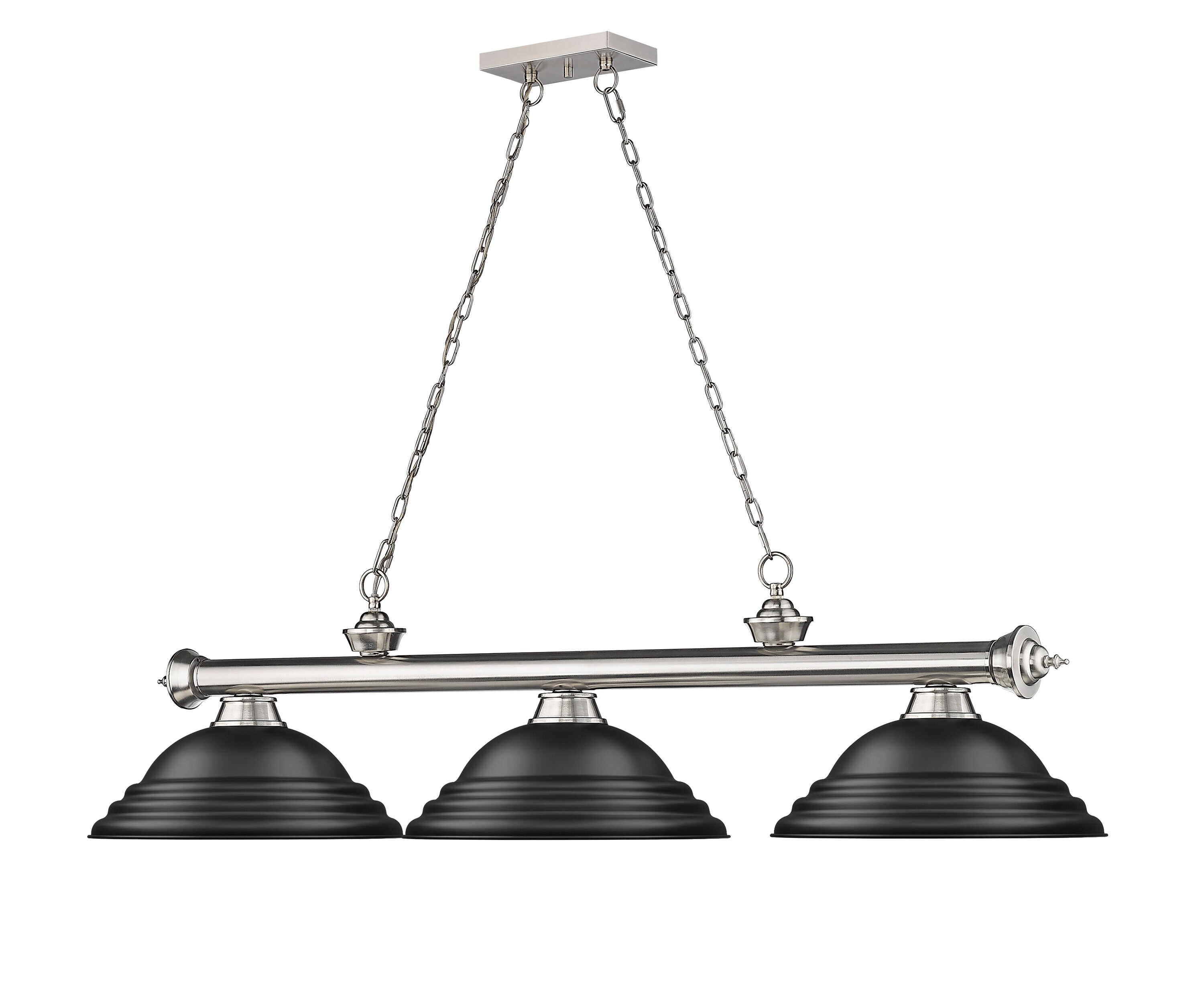 Z-Lite 2306-3BN-SMB Pool-Table-Lighting - View #3