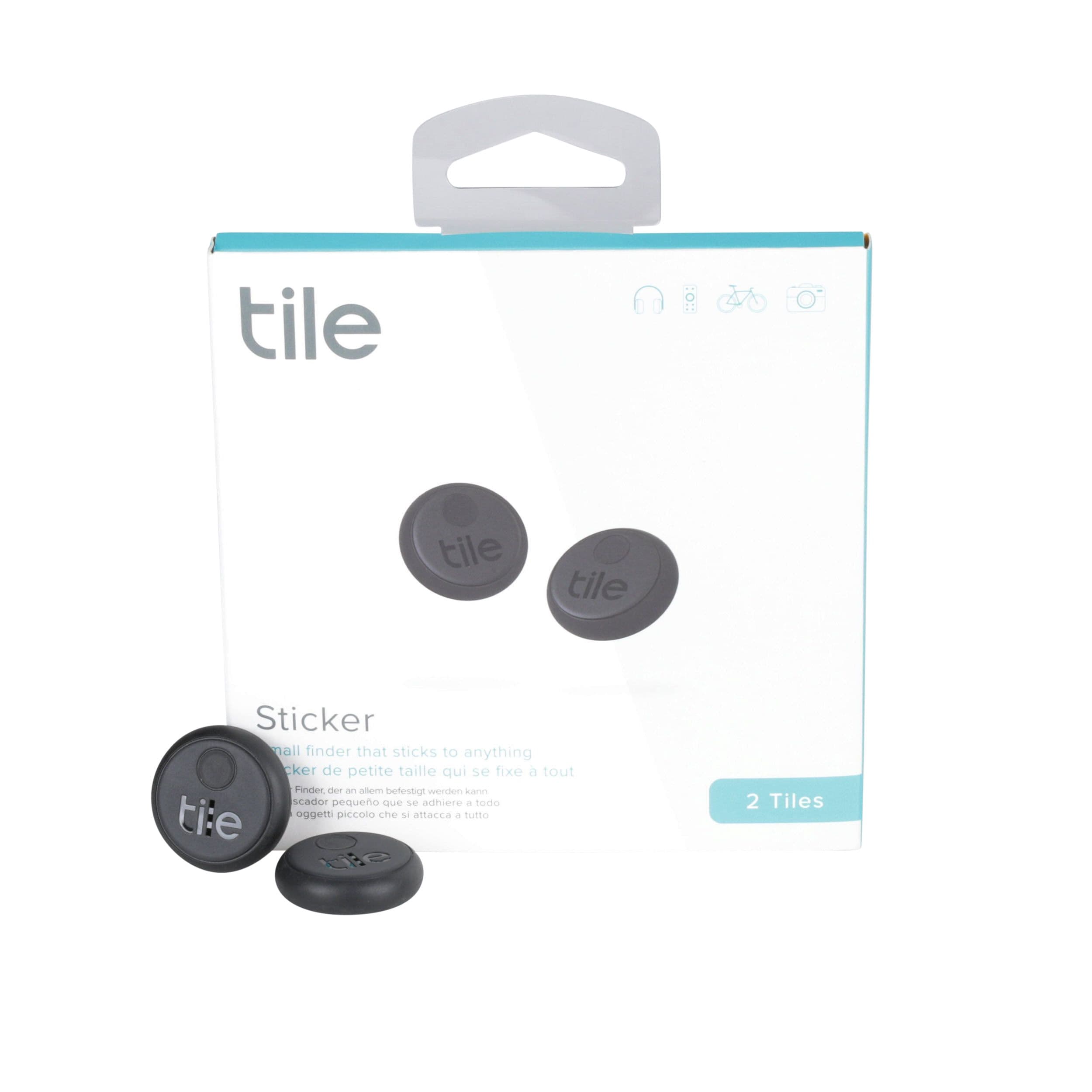 TILE Sticker (2020) 2-Pack Black Item Locator in the Security Alarm  Accessories department at Lowes.com