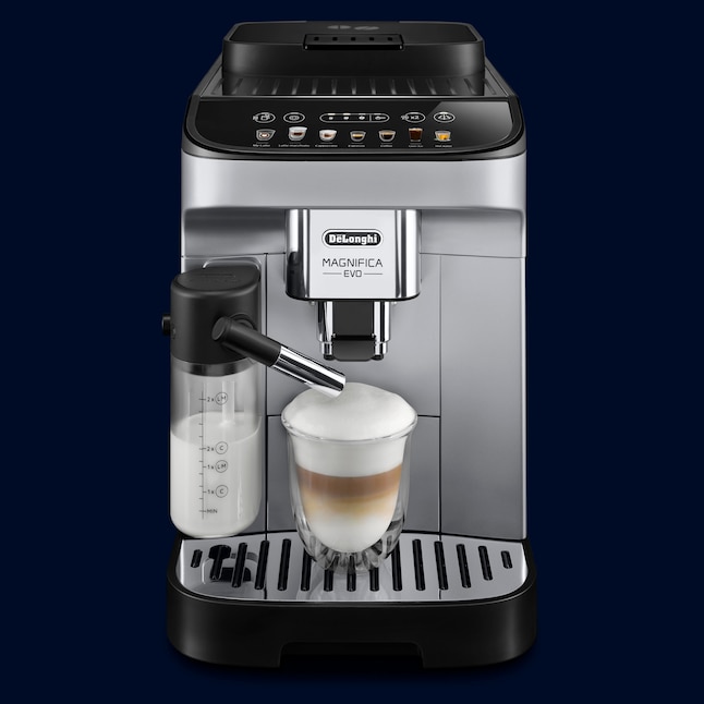 De'Longhi Single-Serve Coffee Machine with 7 One-Touch Recipes, Built-in  Grinder, and LatteCrema System in the Single-Serve Coffee & Beverages  department at