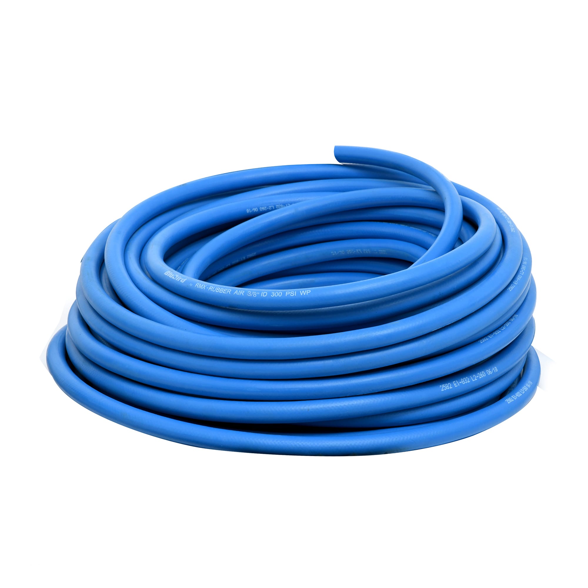 BluBird BluBird 3/8 x 300′ Bulk Rubber Hose Top-tier durability with a 40% lighter design. Ensuring flexibility from -50F to +190F, this hose backed by a 10-Year Warranty is the industry’s best for demanding applications. BB38300 Sansujyuku sansujyuku.com