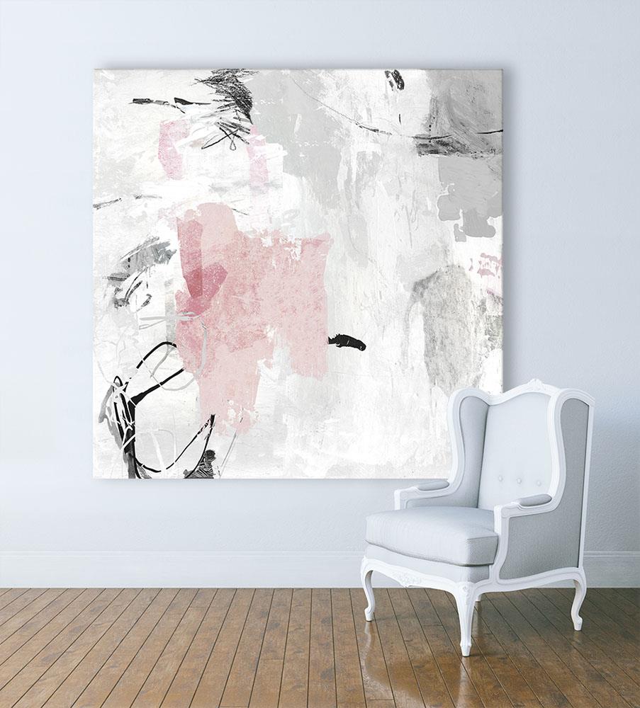 GIANT ART 54-in H x 54-in W Abstract Print on Canvas at Lowes.com