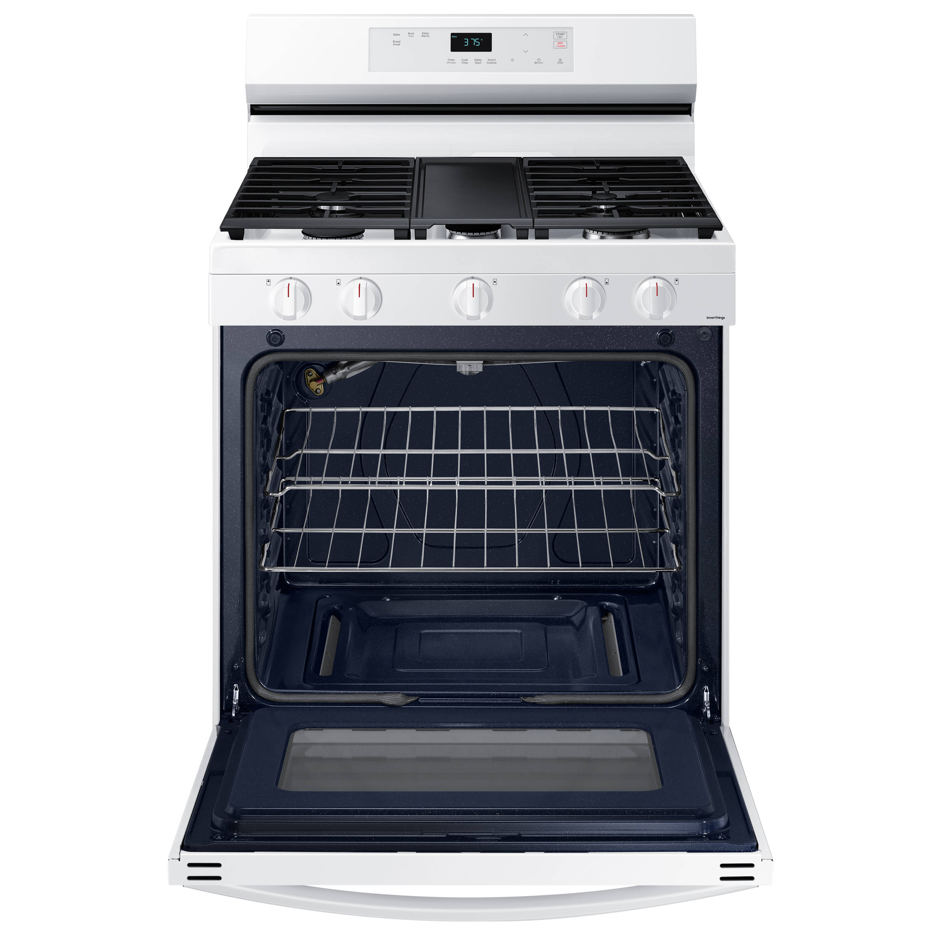 FiveStar TPN3127BSW 36 Inch Freestanding Gas Range with 4 Open Burners,  3.69 Cu. Ft. Oven Capacity, Broiler Drawer, Continuous Grates, Lodge®  Reversible Griddle/Grill, Vari-Flame Burners, and CSA Certified: Stainless  Steel with Deluxe