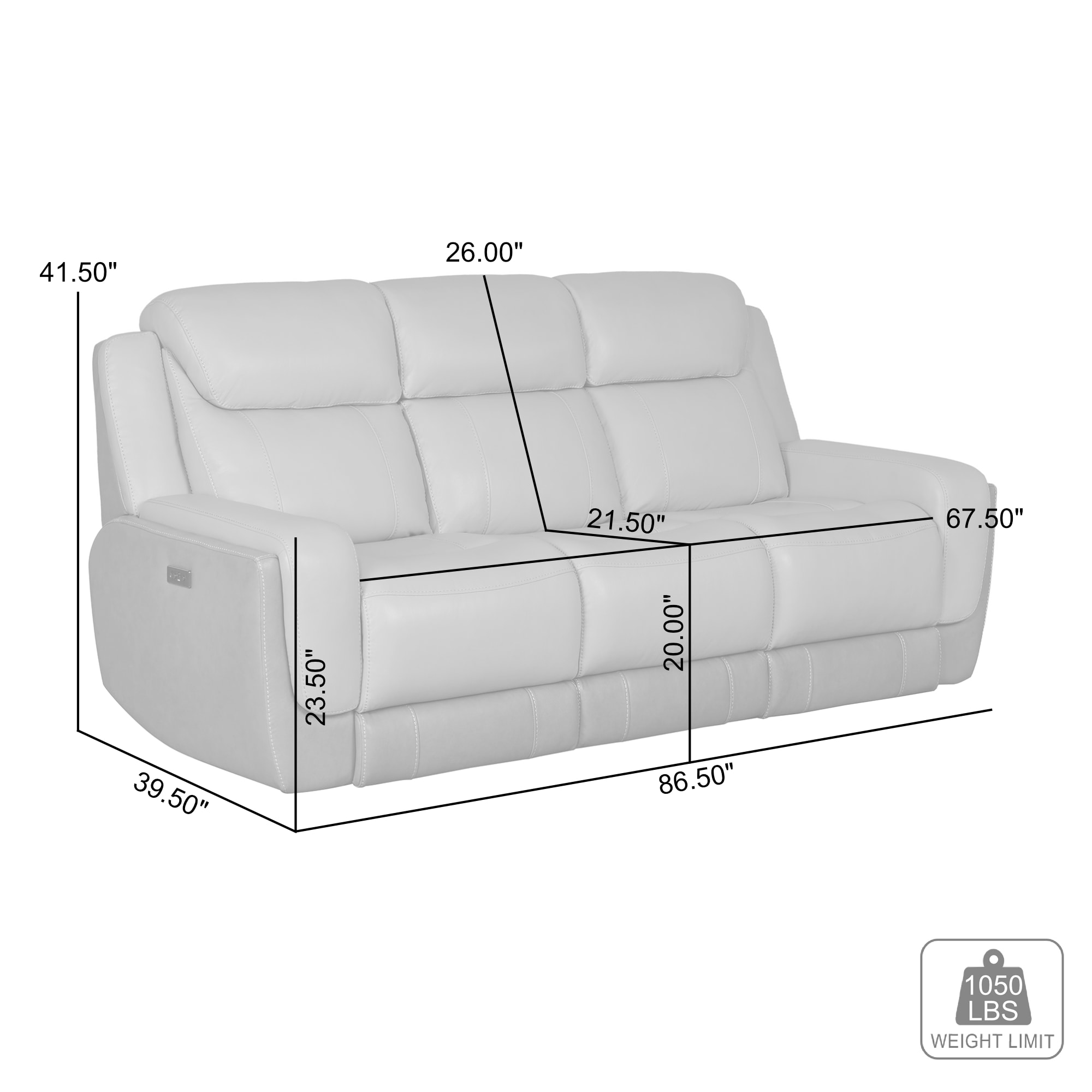 Armen Living LCRO3LSI Sofas-Loveseats - View #16
