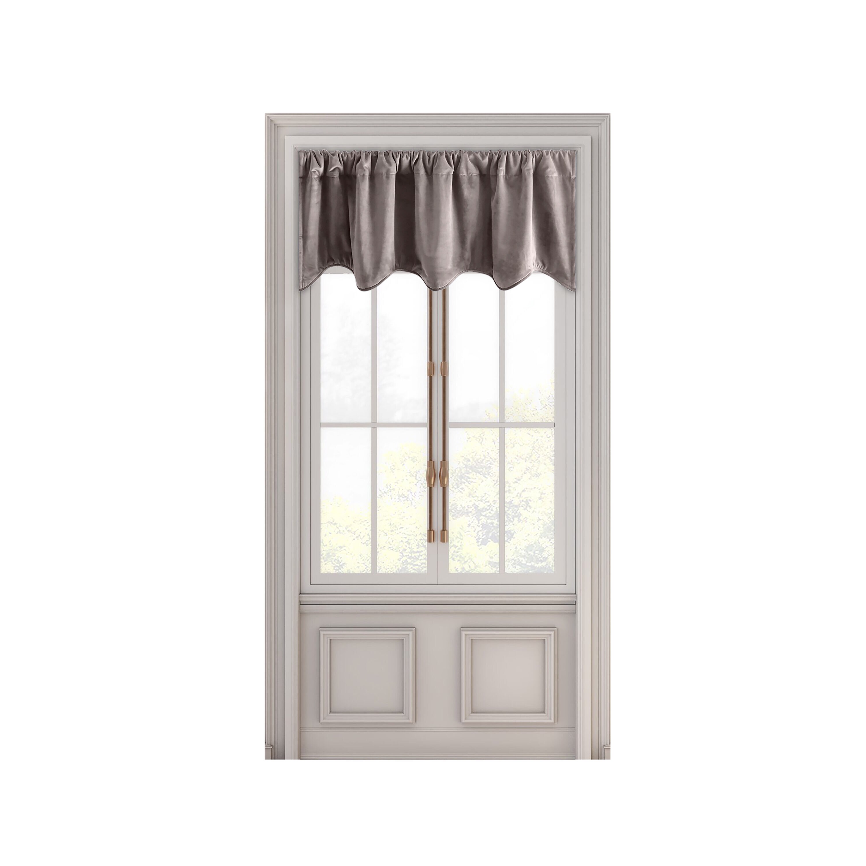 Ricardo Trading 02585-02-017-33 17-Inches Mauve Blackout Standard lined Rod pocket Single curtain panel
