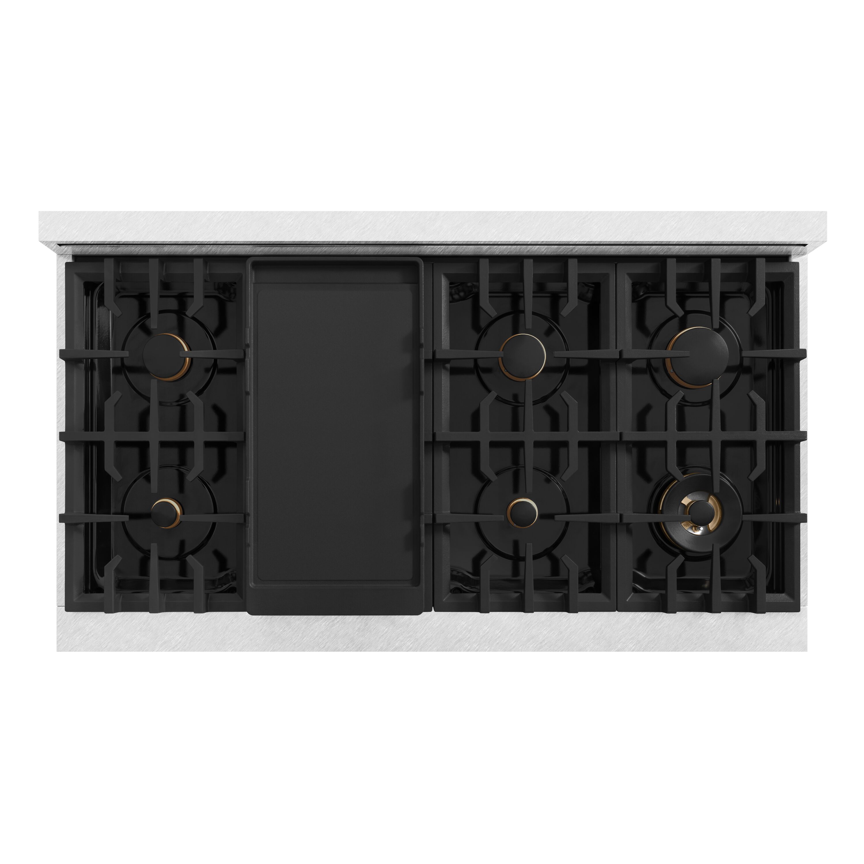 ZLINE KITCHEN & BATH HDRSZ-BLM-48-G Double-Dual-Fuel-Ranges - View #3