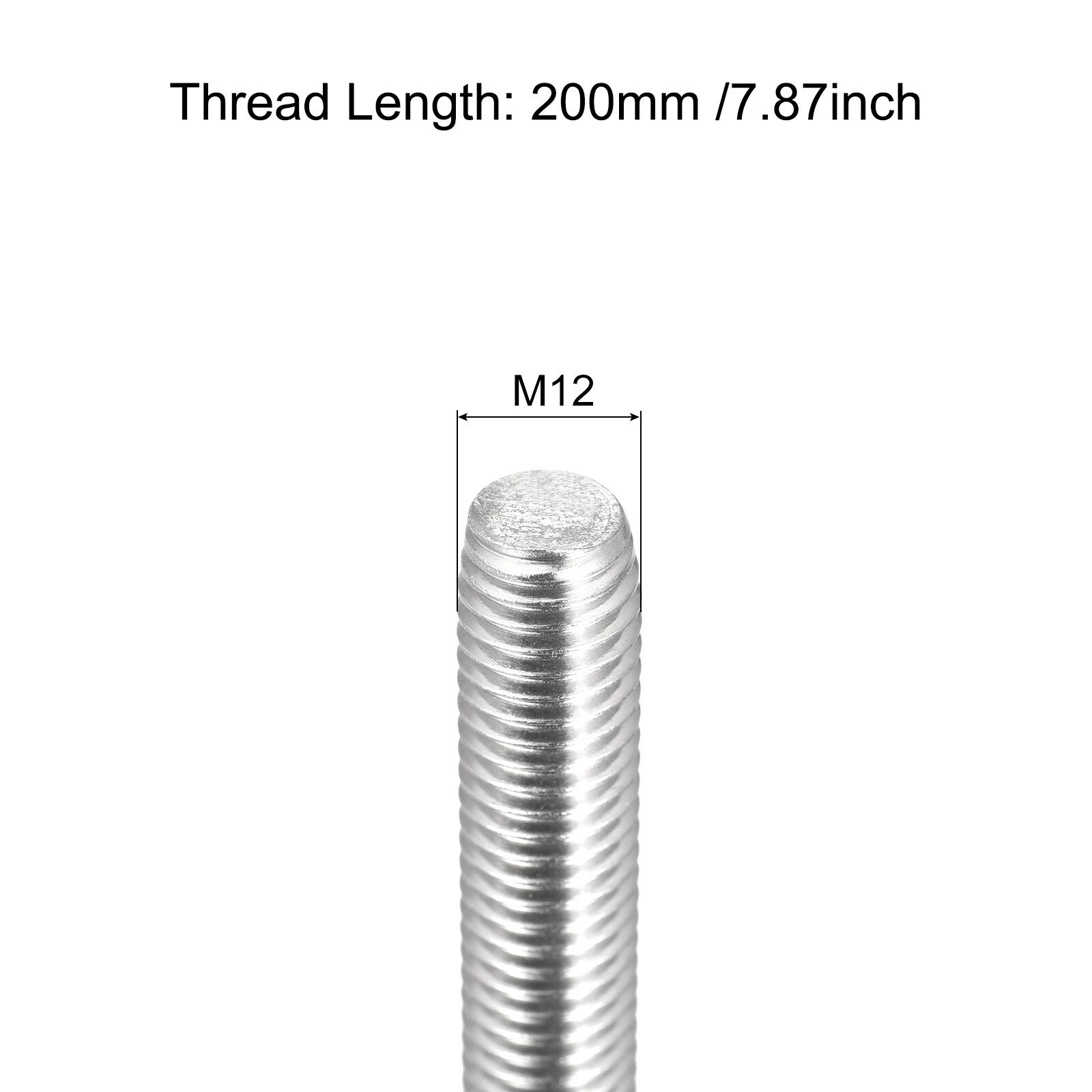 Unique Bargains S26031900UX2344 Threaded-Rod - View #2