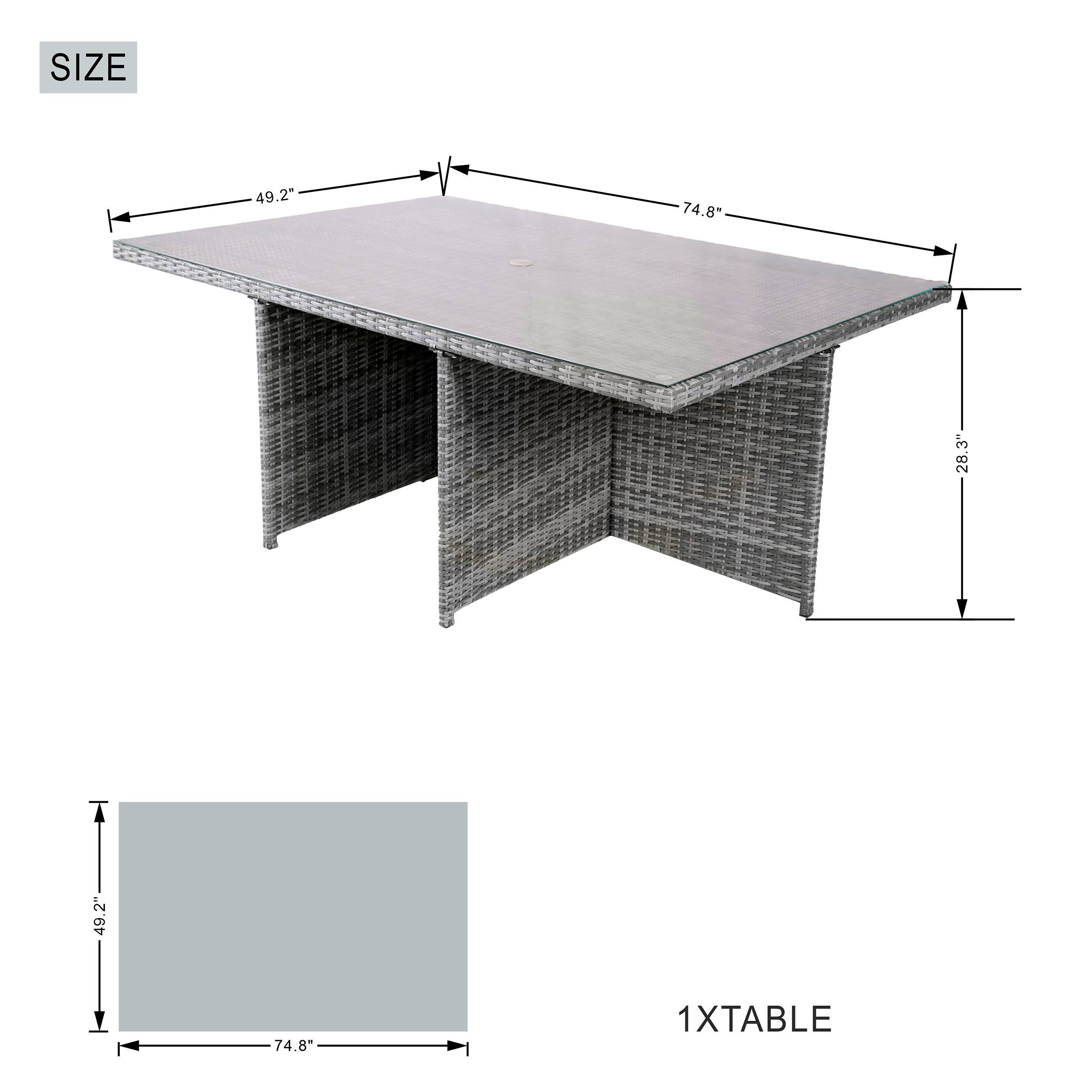 Moda Furnishings C-PAD-3234-B Patio-Dining-Sets - View #3