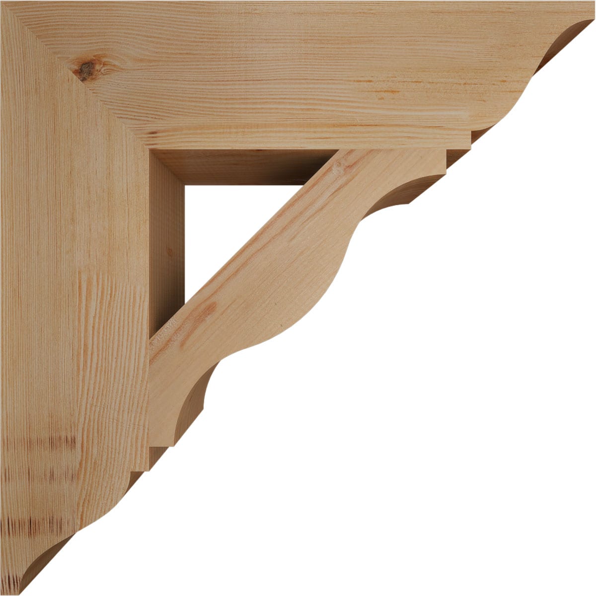 Ekena Millwork BKT06X24X24FST01SDF Exterior-Brackets-Braces - View #3