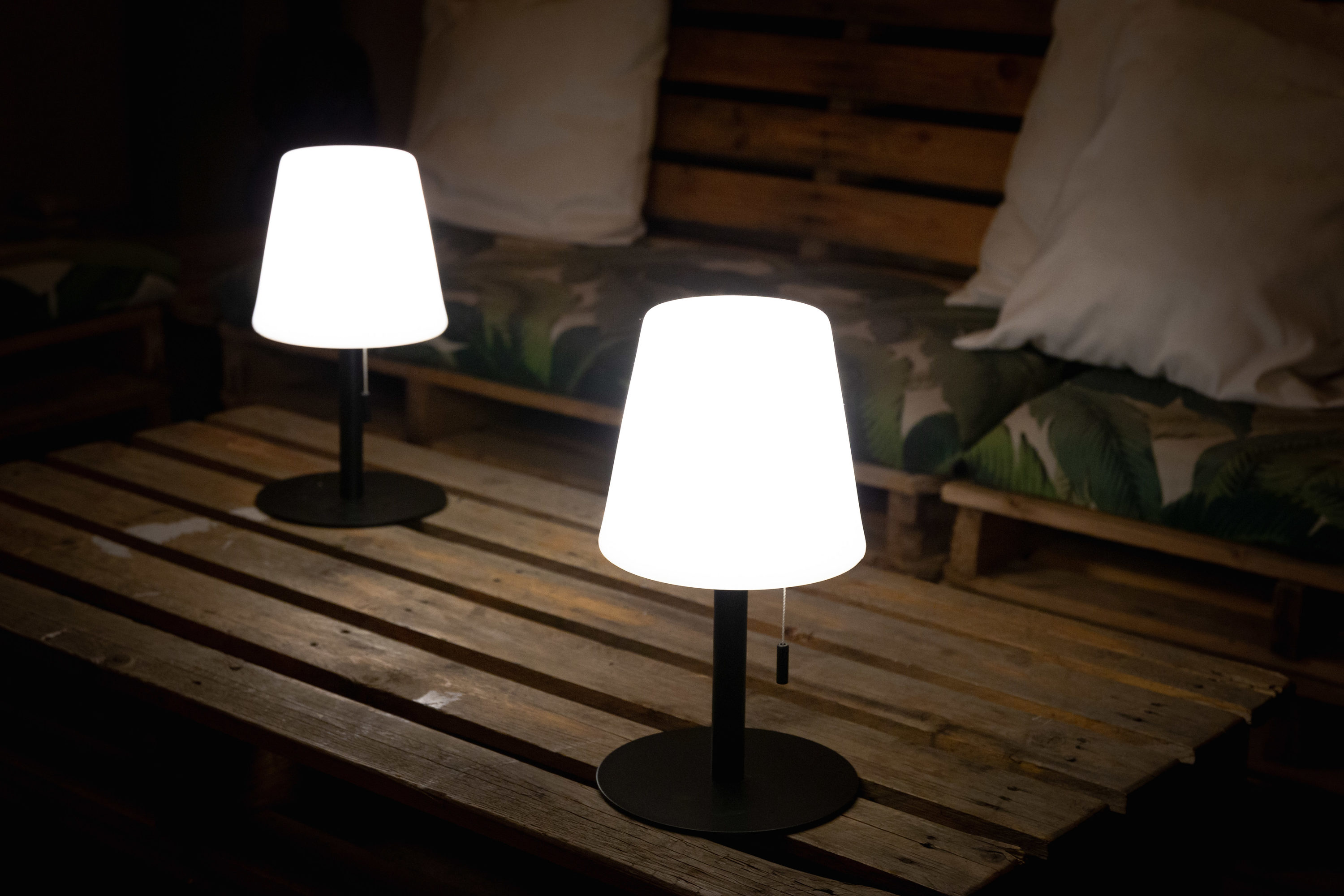 light your patio lamp