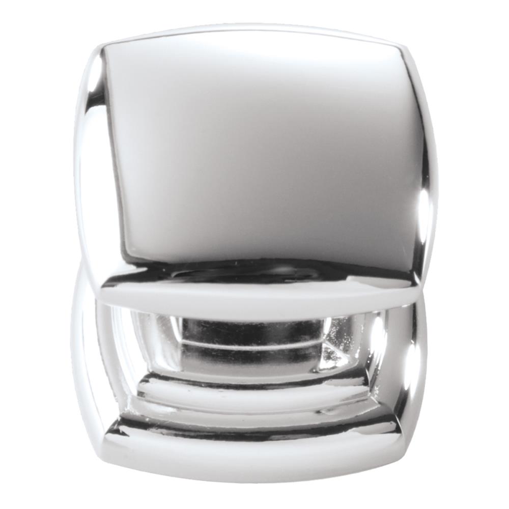 Hickory Hardware Euro Contemporary Chrome Square Contemporary Cabinet Knob At 1496