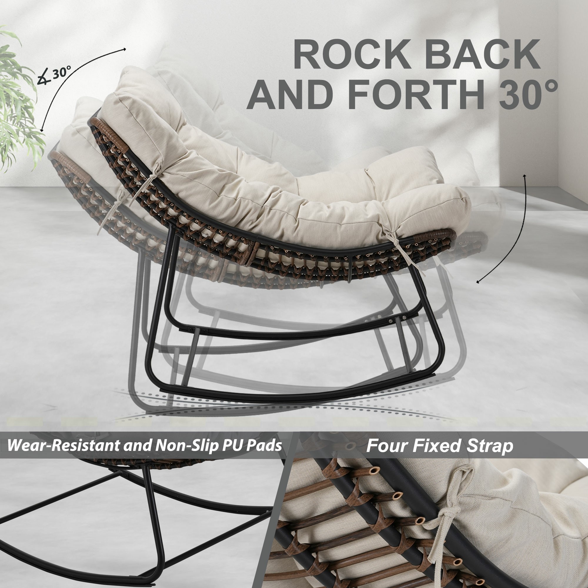 Runesay QCPATIO-16 Patio-Chairs - View #6