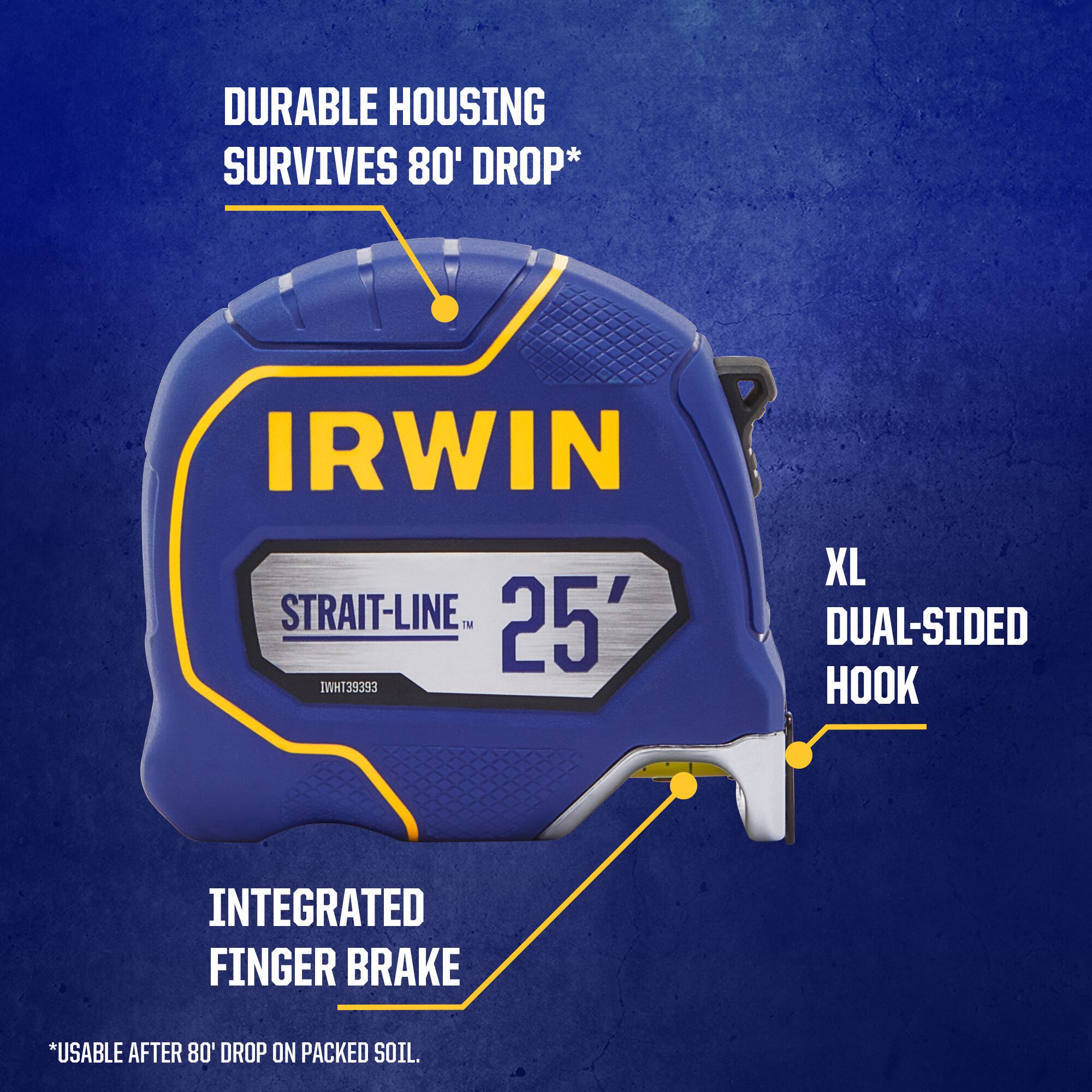 Irwin Strait-Line 25-ft Tape Measure | IWHT39393S