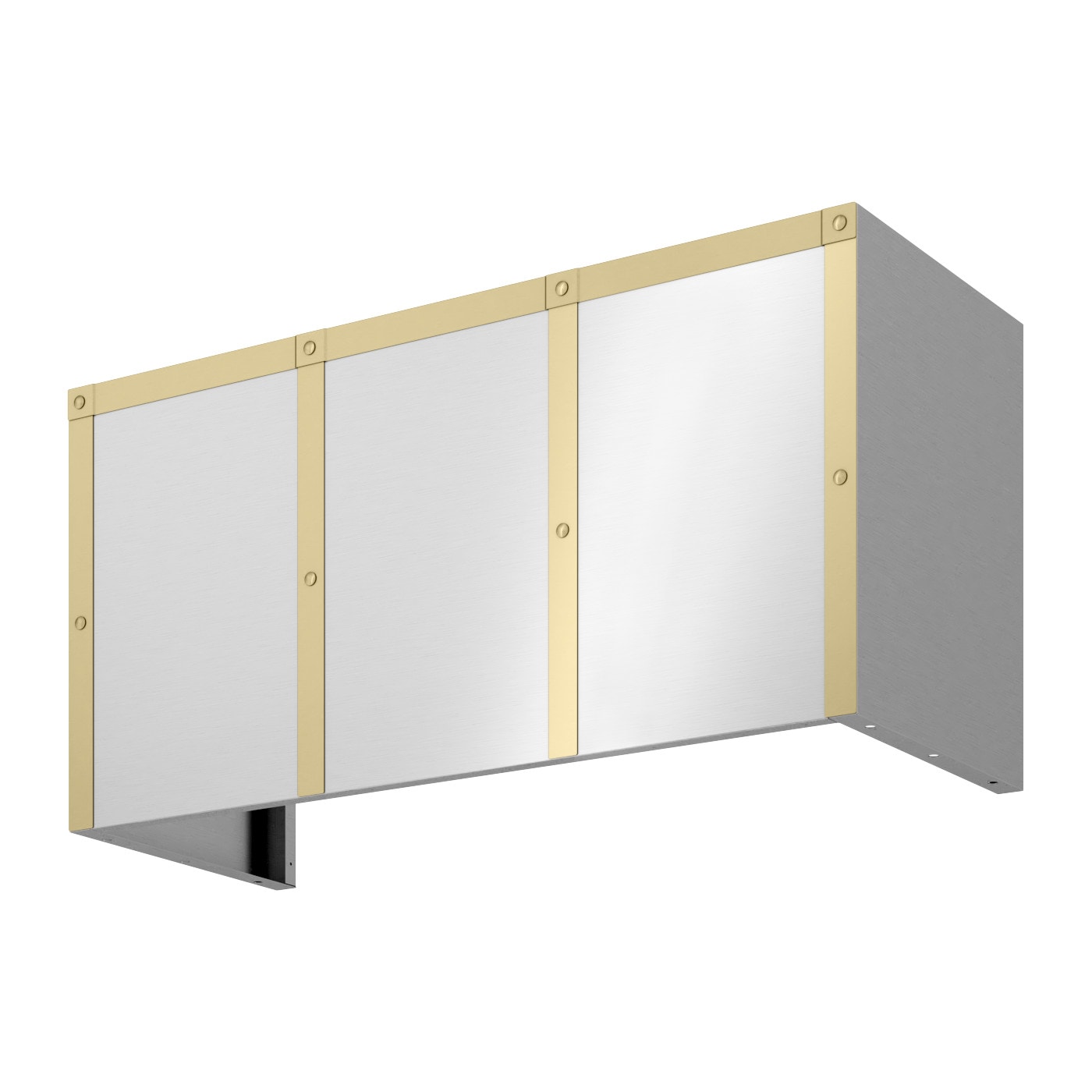 Zephyr BKDC13618ASG Wall-Mounted range hood Trim 5 -Pack Satin Gold