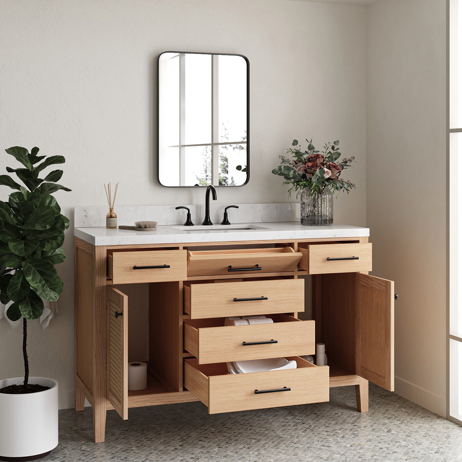 ARIEL C54-BC-WOA vanities - View #3