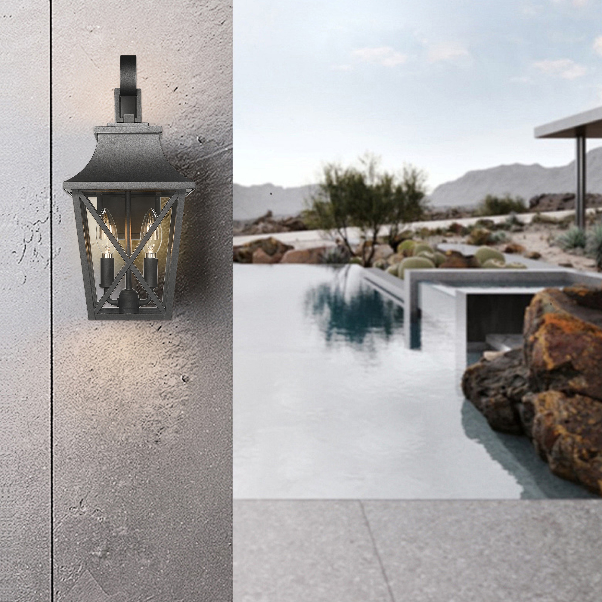 SINOFURN SYB580021BK Outdoor-Wall-Lighting - View #2