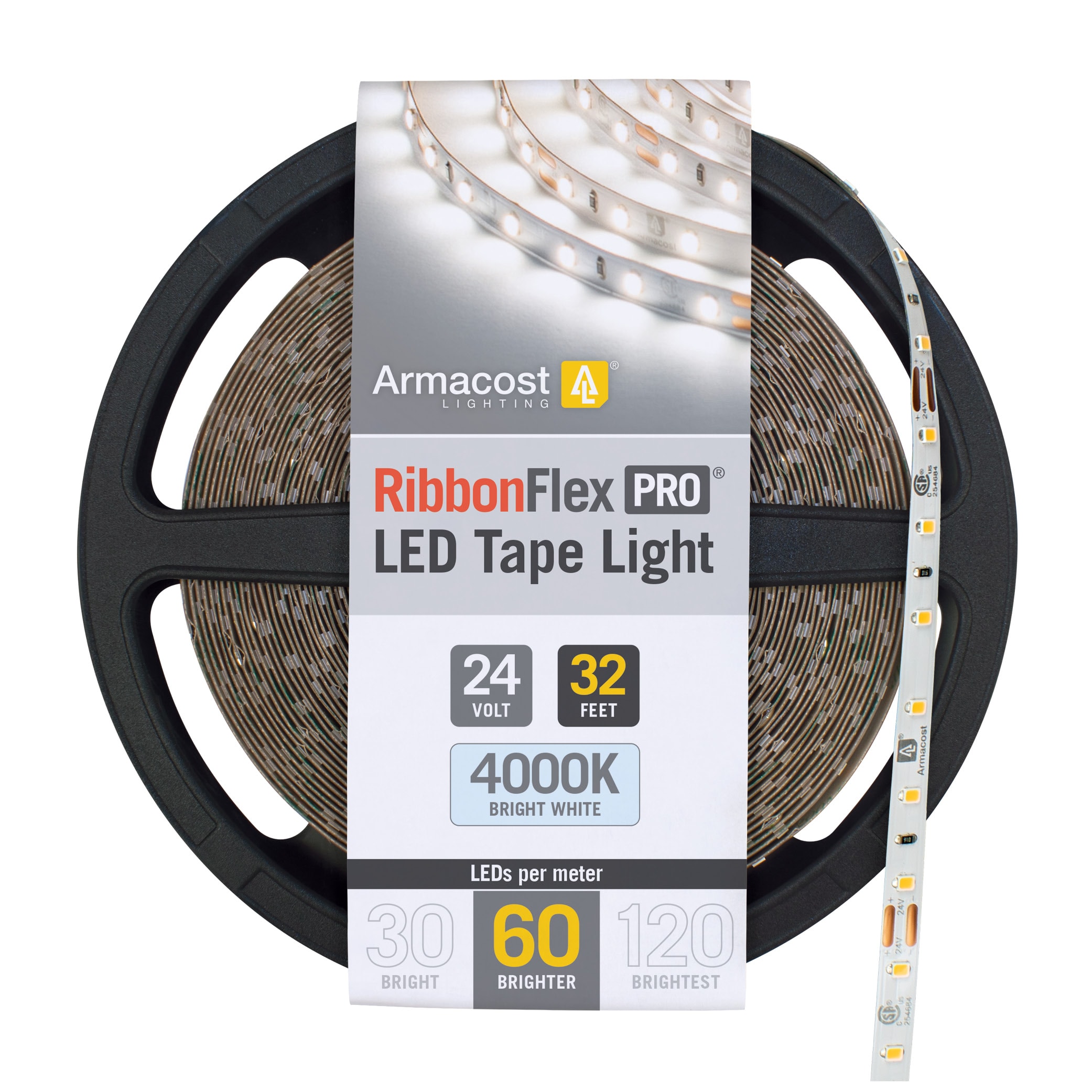 Armacost Lighting 155250 32.8-ft LED Bright White Tape Light