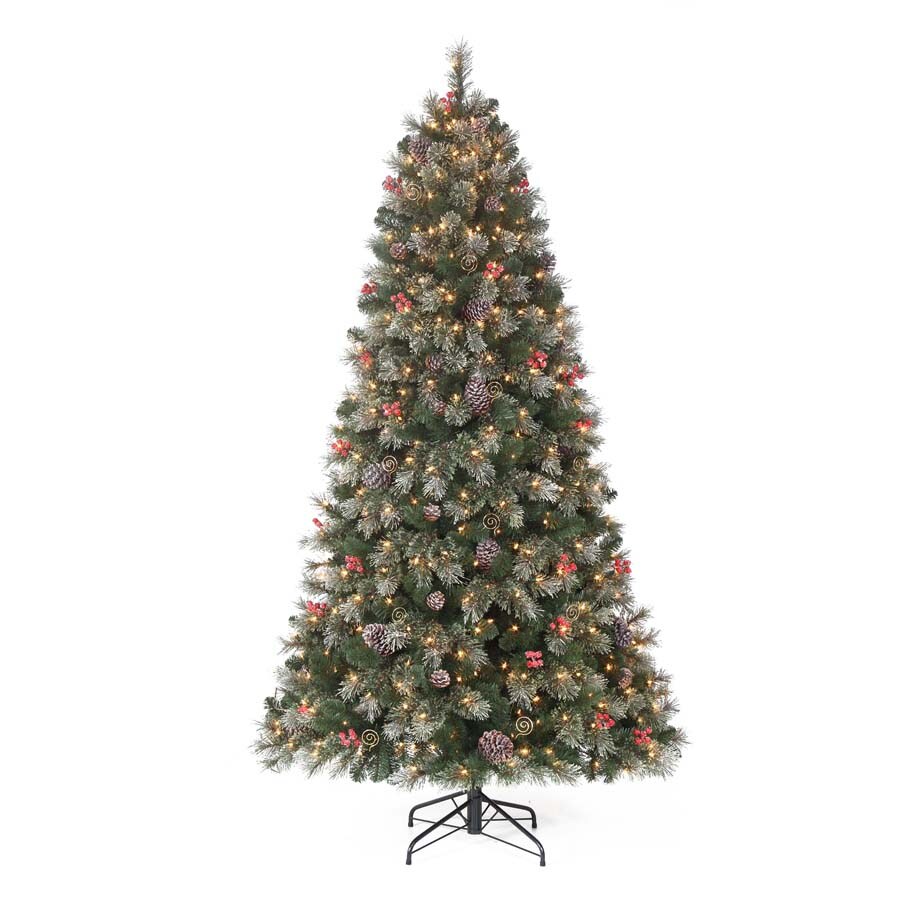 Hallmark 7 5 Ft Pre Lit Artificial Christmas Tree With 600 Constant