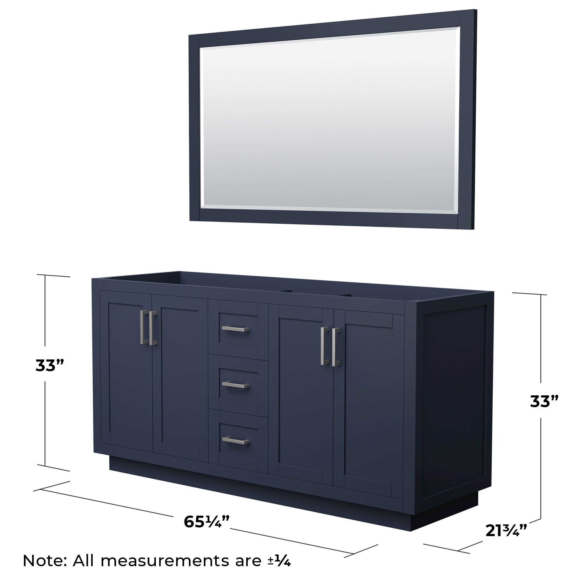 Wyndham Collection WCF292966DBNCXSXXM58 vanities - View #4
