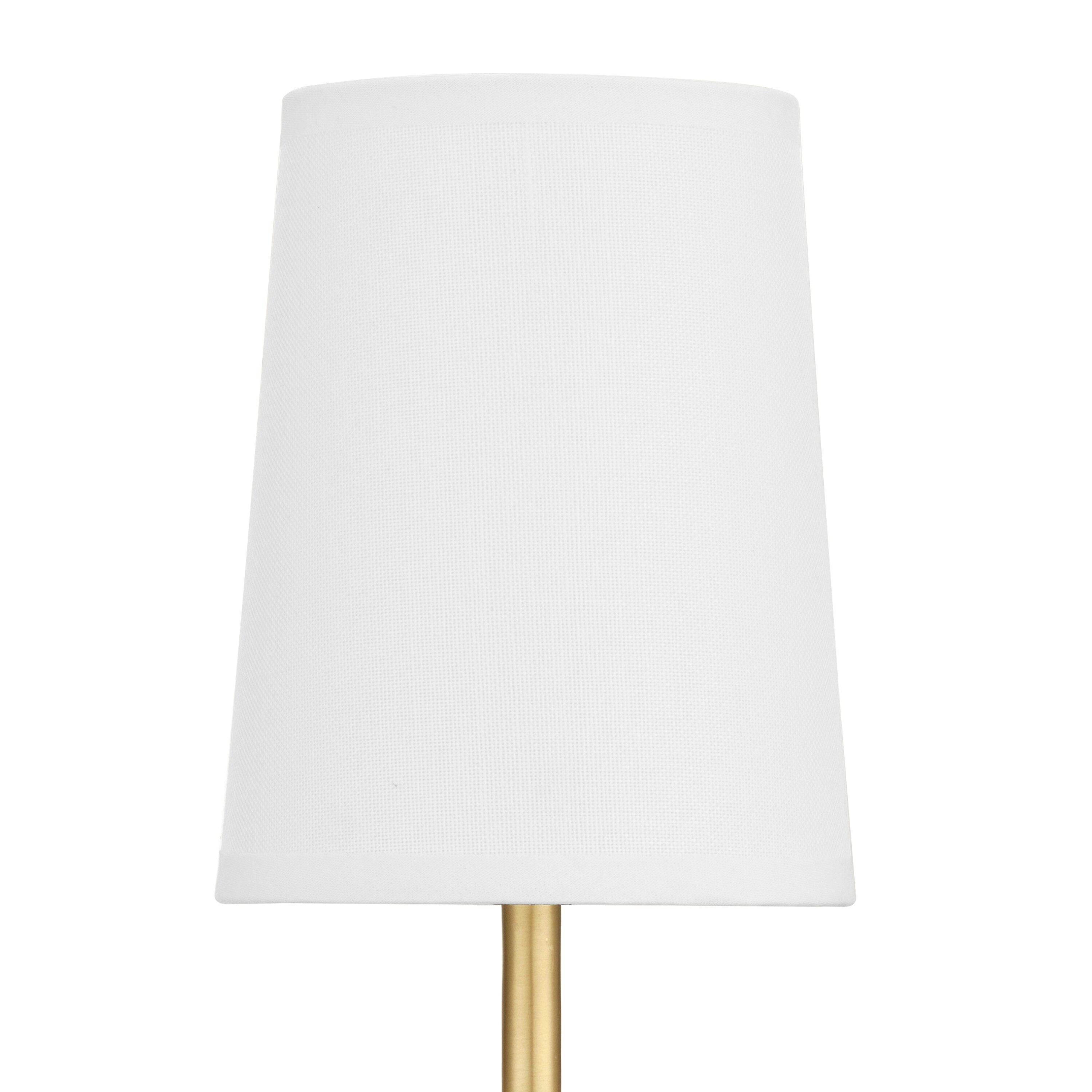 allen + roth Eubanks 4.25-in W 1-Light Brushed Gold Transitional LED ...