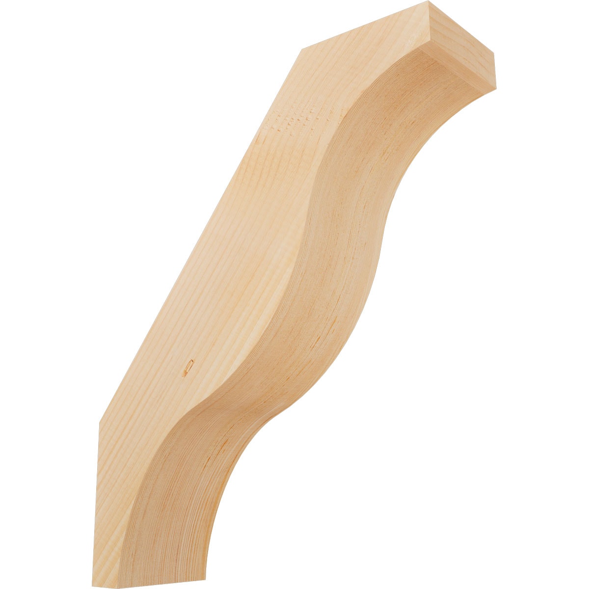 Ekena Millwork BRC06X18X22FST00SDF 5-1/2-in x 18-in x 22-in Douglas Fir Unfinished Wood Funston Smooth Knee Brace