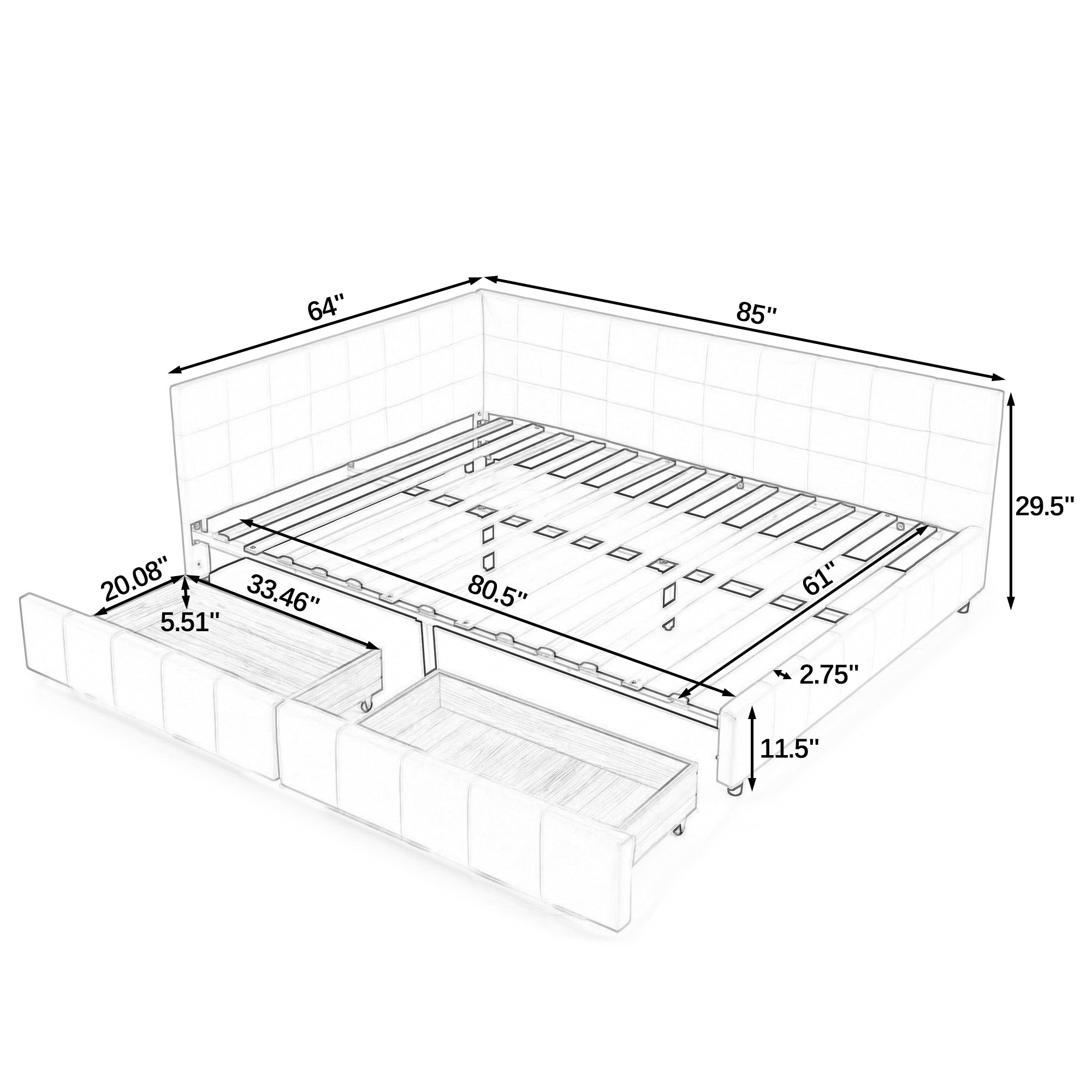 Huluwat DJ-87S00280 beds - View #9