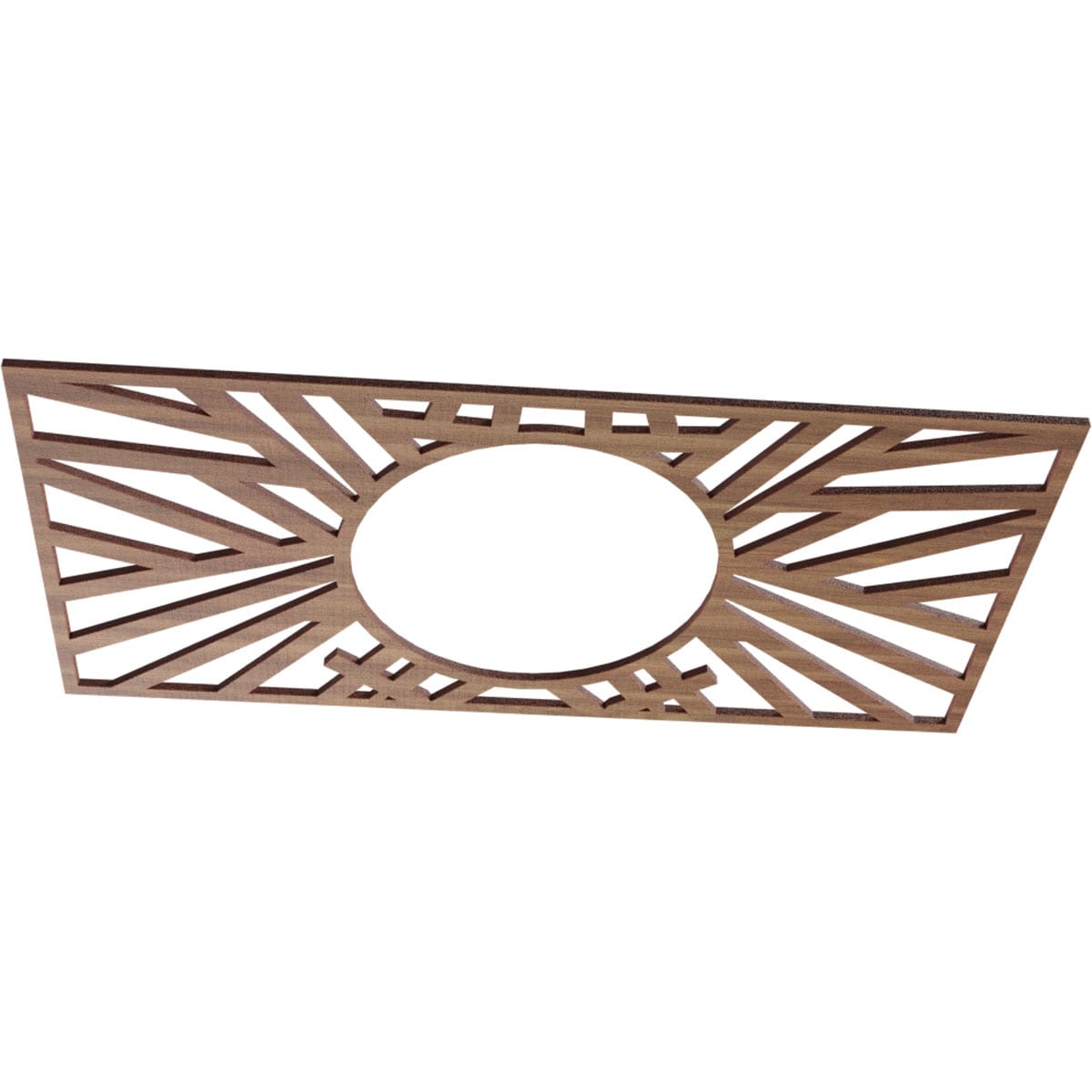 Ekena Millwork CMWP24X12X0250HOWA Ceiling-Medallions - View #2