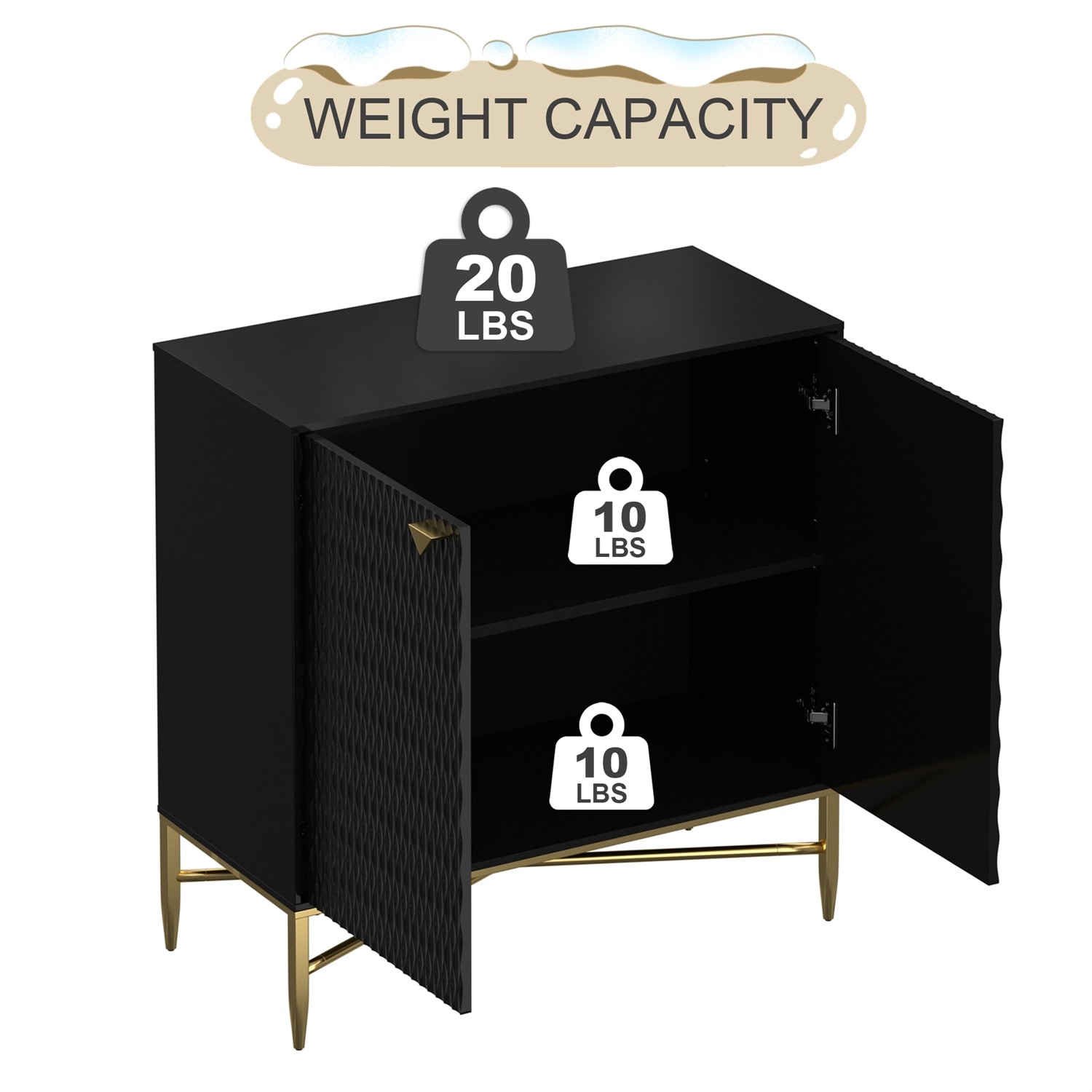 Mondawe MO-JH-022-BK chests - View #5