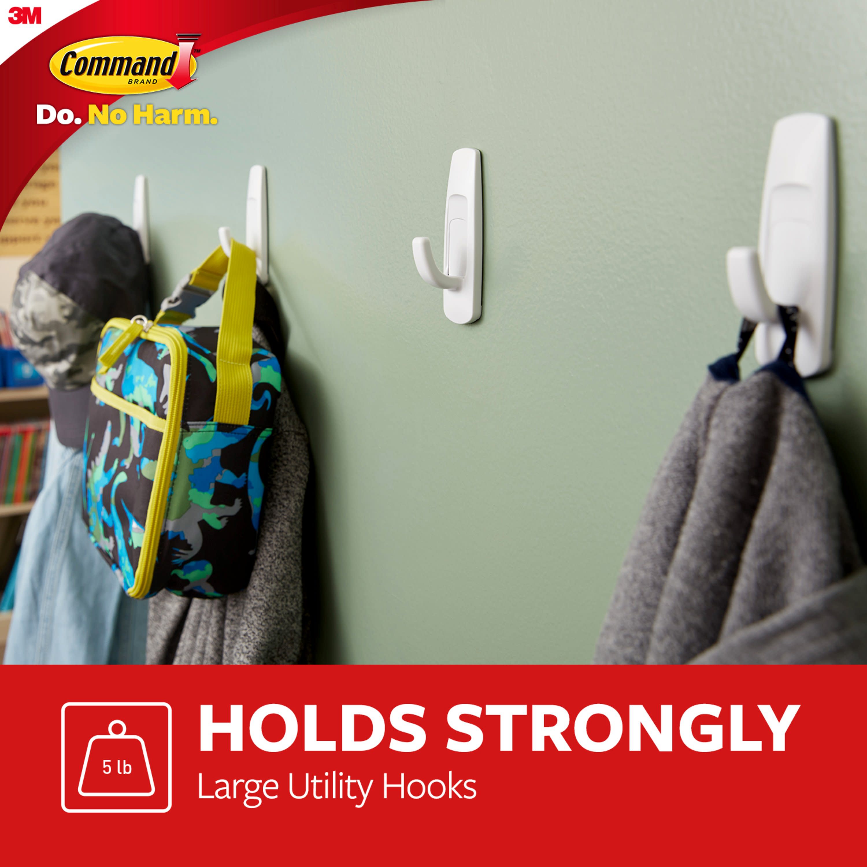 Command Large 6-Pack in the Utility Hooks & Racks department at