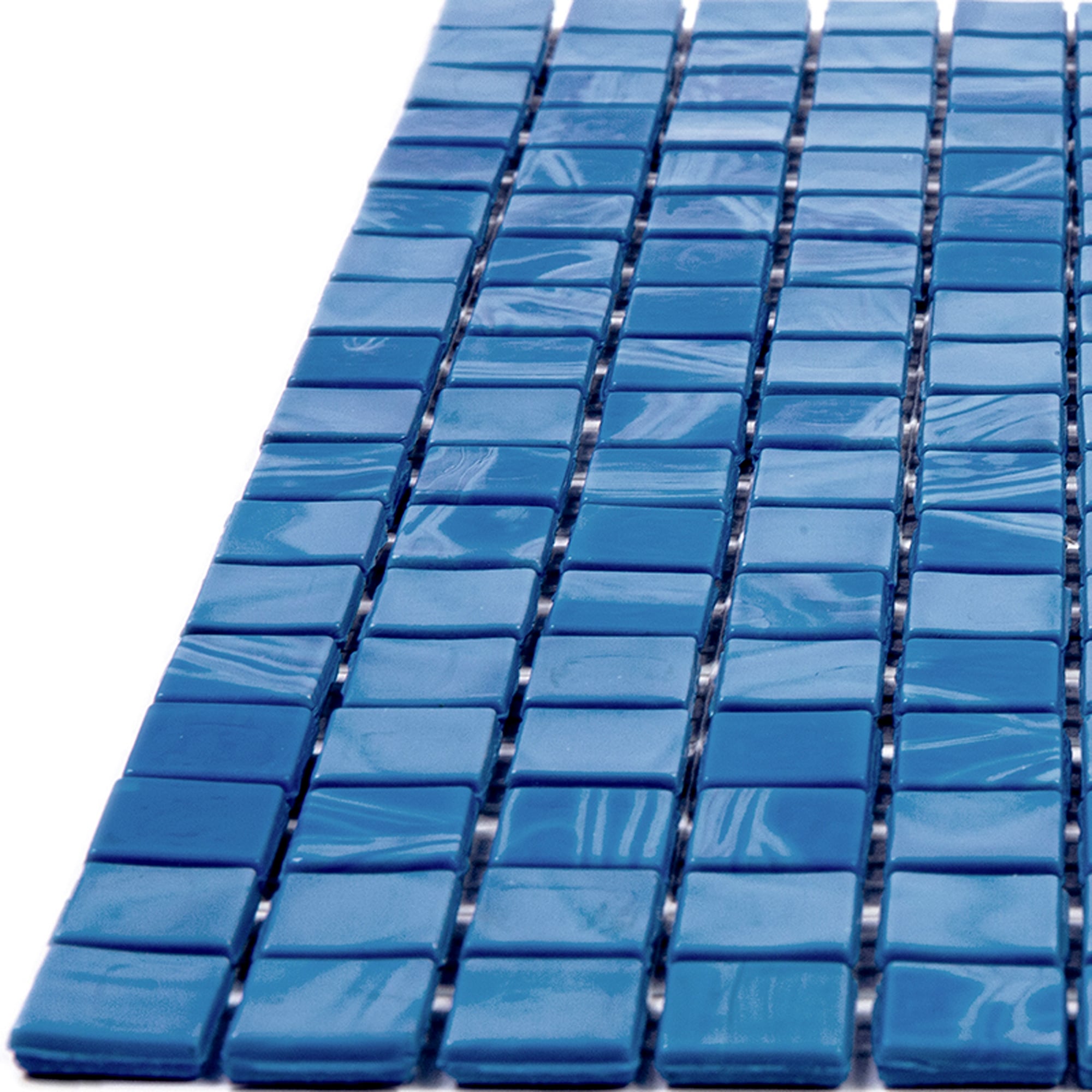 Apollo Tile Skosh Sapphire Blue 11-1/2-in x 11-1/2-in Glossy Glass Uniform Squares Floor and Wall Tile (18.69-sq. ft/ Carton)