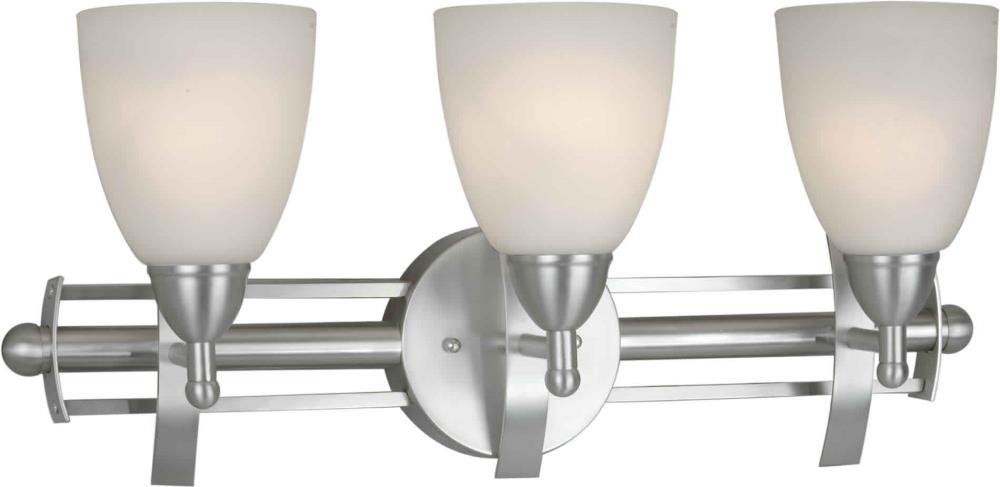  LW52310355 Shandy 23-in 3-Light Brushed Nickel Transitional Vanity Light