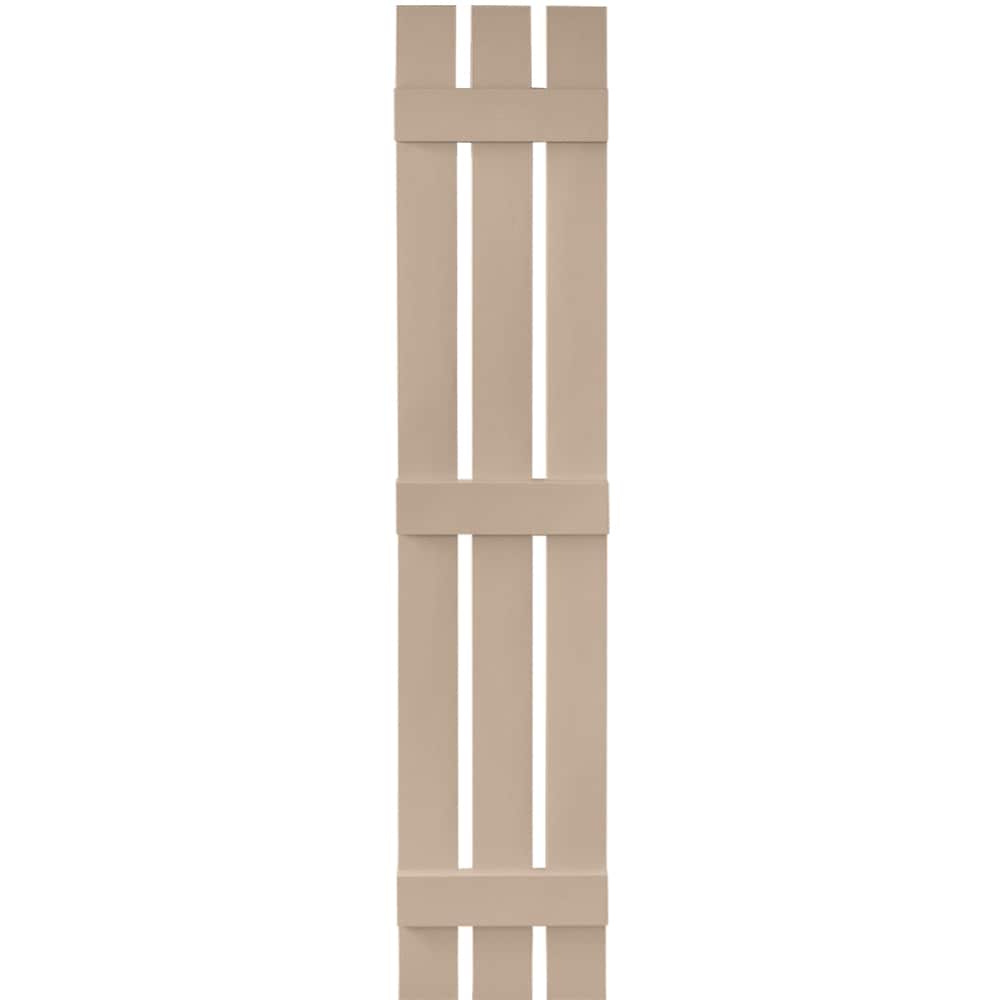 Vantage V5371267023 11.875-in W x 67-in H Wicker Spaced Exterior Shutters