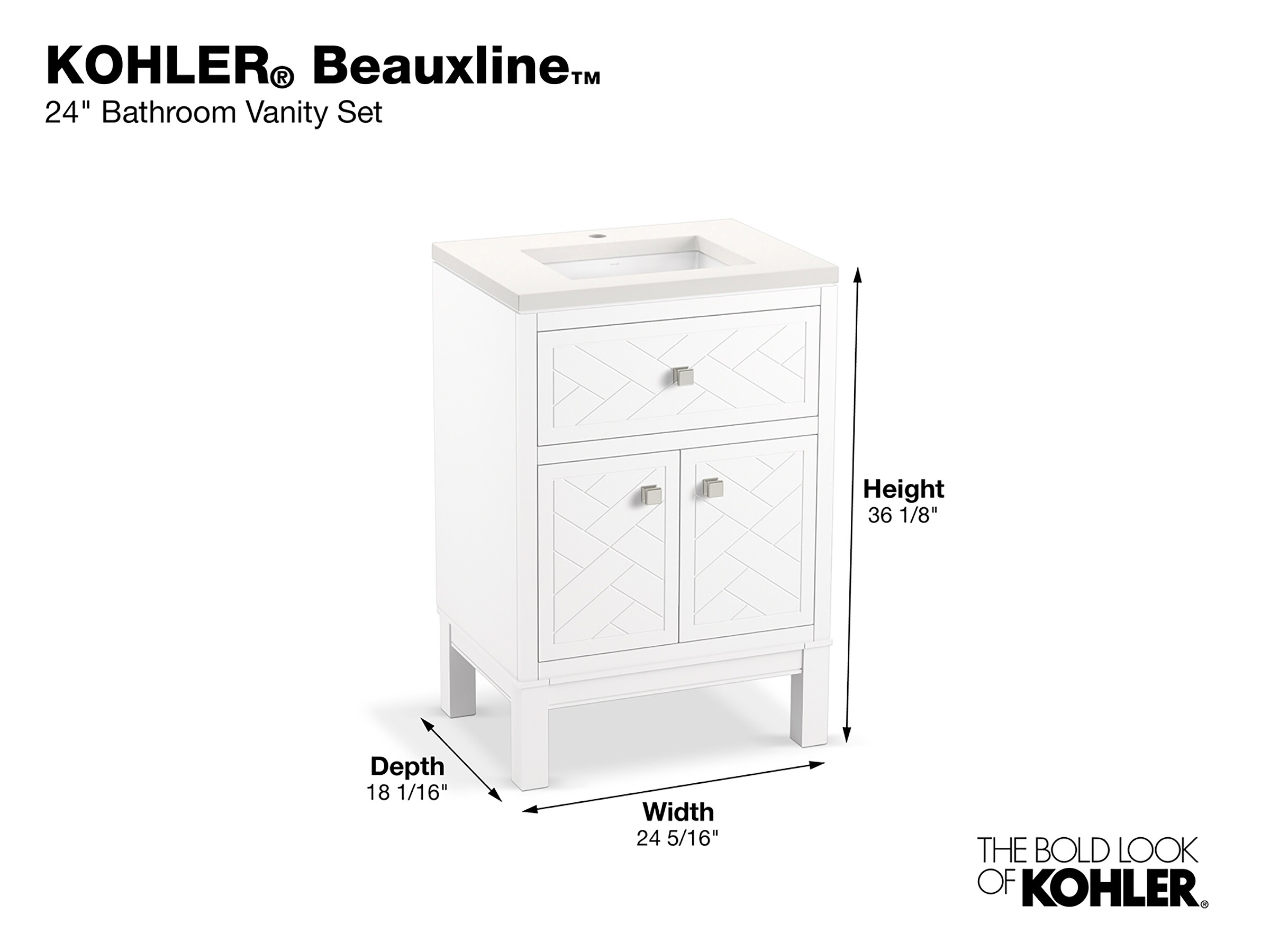 KOHLER 33530-ASB-0 Bath-Vanity-Combo - View #10