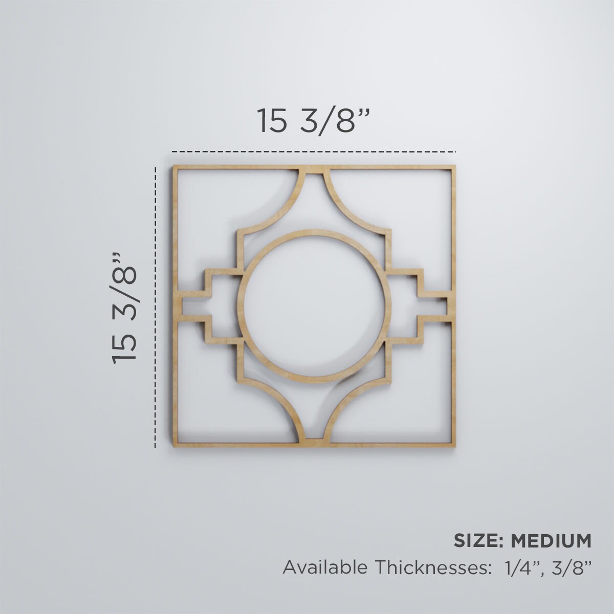 Ekena Millwork WALW16X16X0250GYPWA Wall-Panels - View #3