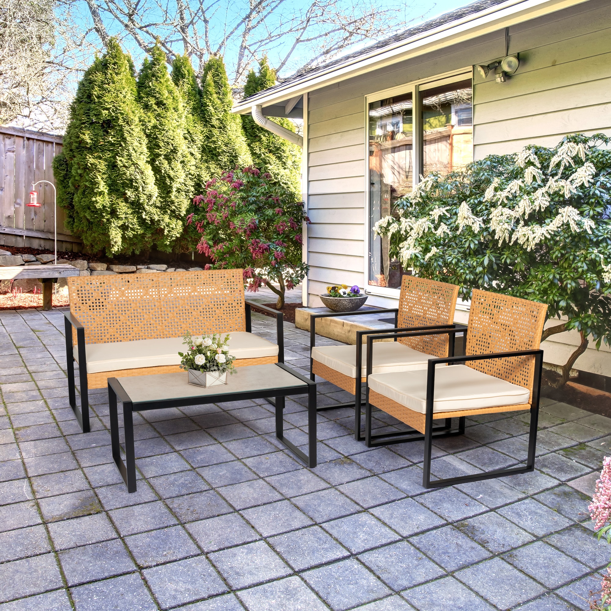 Grearden ZHNF140-BG Patio-Conversation-Sets - View #3