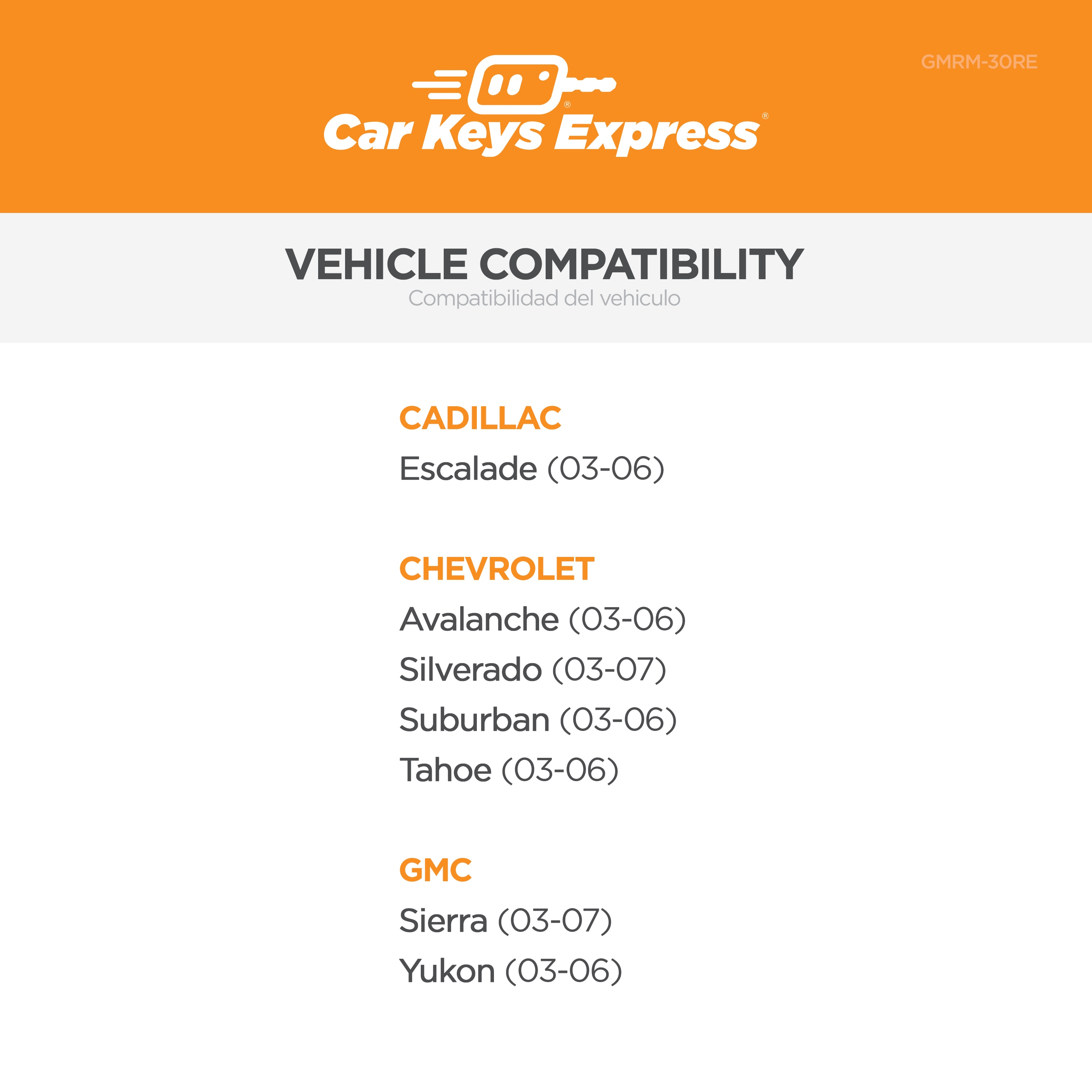 Car Keys Express GM790-PK Key-Accessories - View #3
