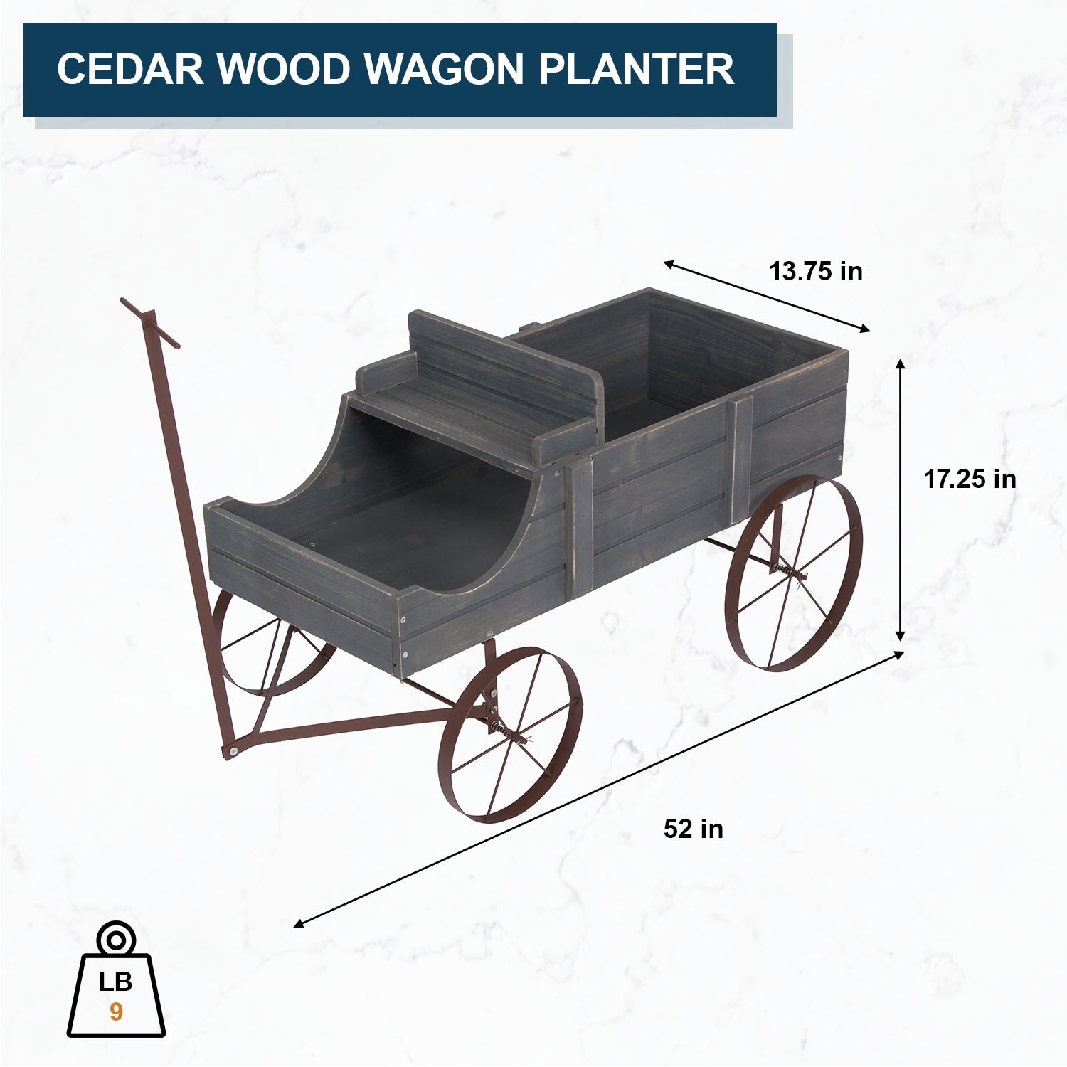 Shine Company 4942GY Planter-Window-Box - View #2
