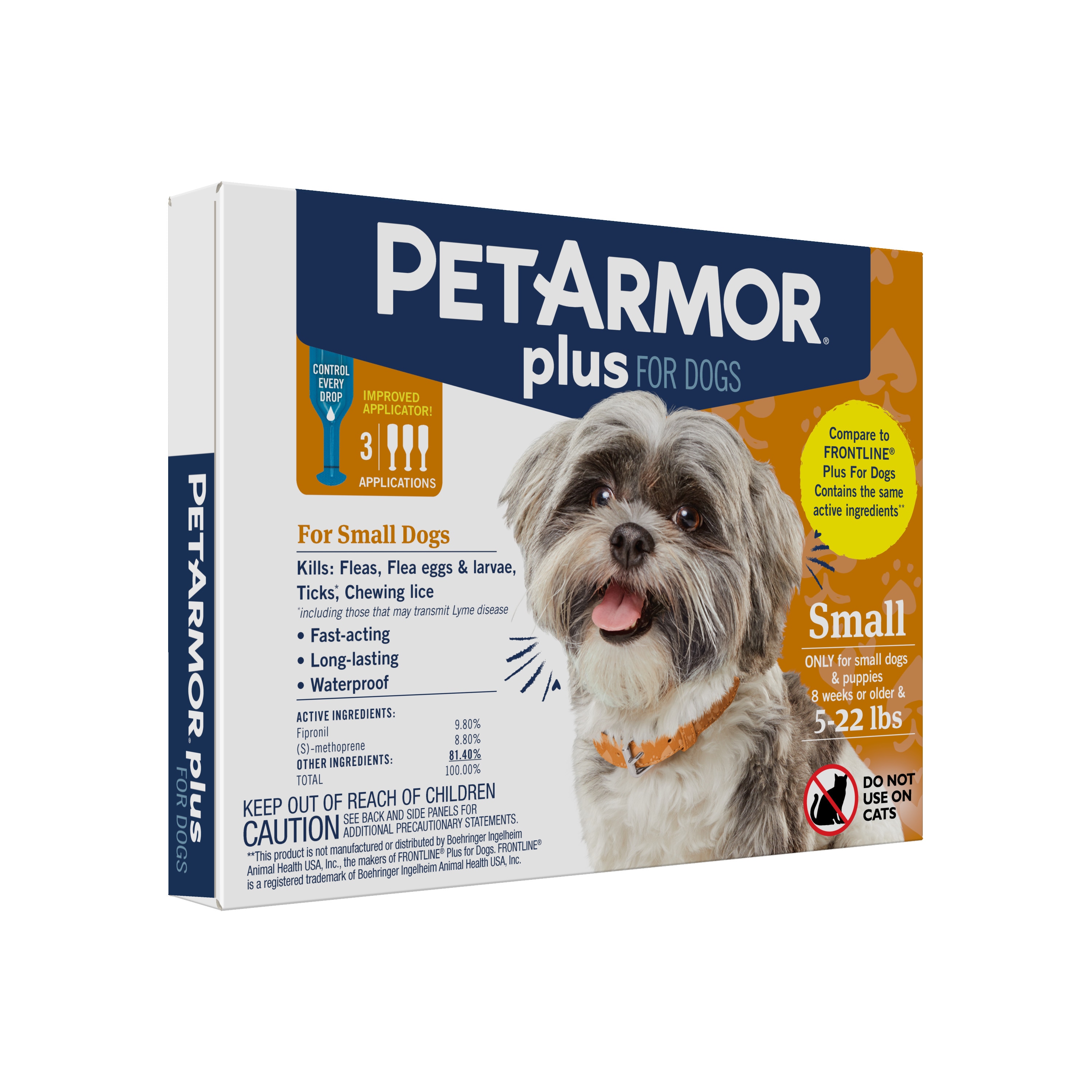 PetArmor Liquid Flea And Tick Treatment (Pet Size: Small) In The Pet ...