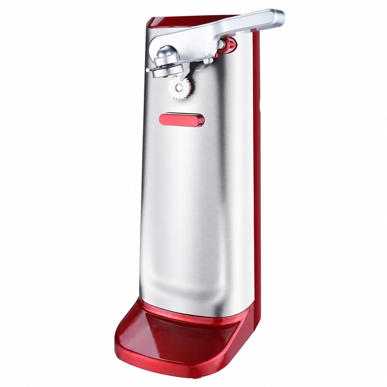 DHMHD Electric Can Opener One Touch Lid Opener with Removable Stainless Steel Cutter and Built In Sharpener and Bottle Opener Red #LDH0825X317