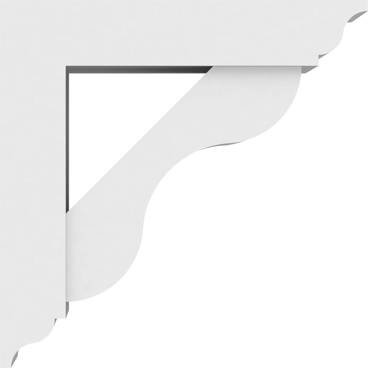Ekena Millwork BKTP05X14X14CAR01 Exterior-Brackets-Braces - View #3