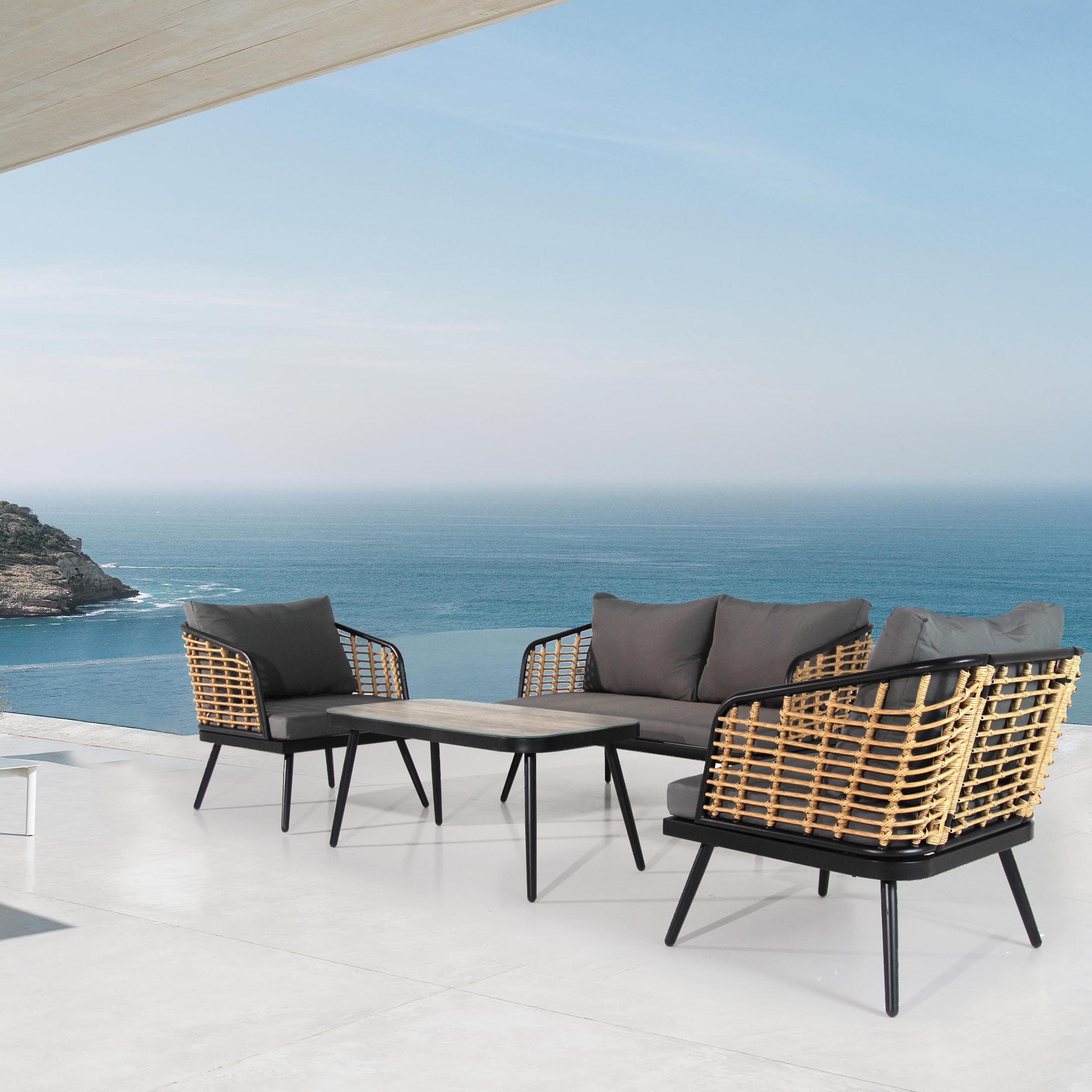 ModernLuxe L-W2337S00003 Patio-Conversation-Sets - View #2