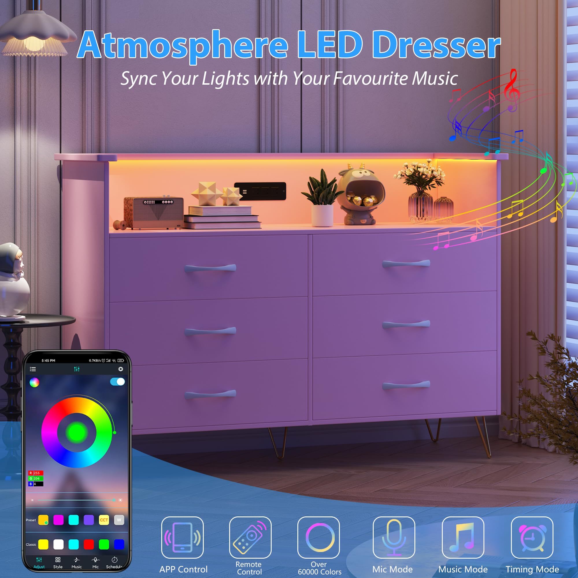 Qeetex HHYLS-PHO11G7BQGI dressers - View #5