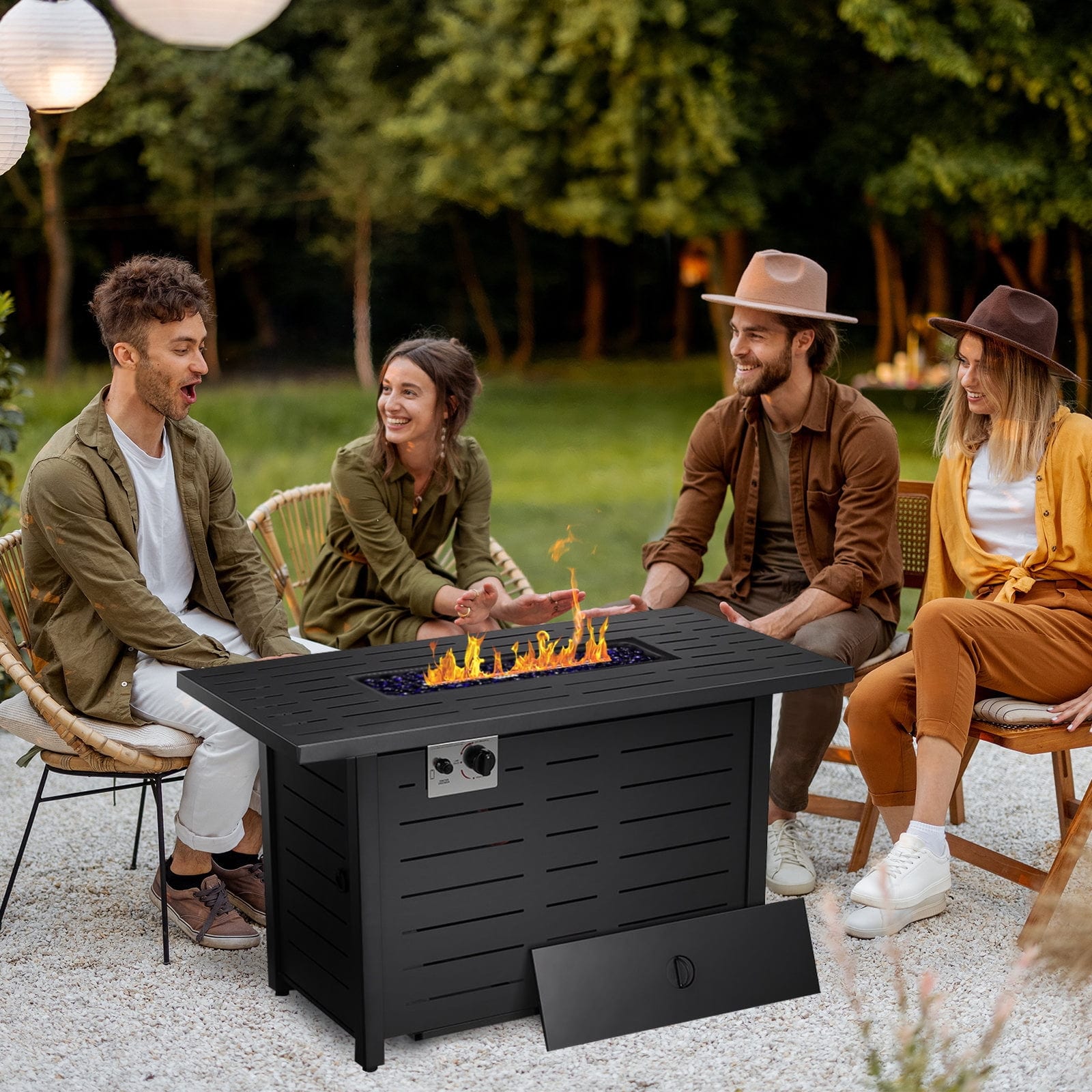 Antarctic Star 46R431-BLACK Outdoor-Gas-Firepits - View #2