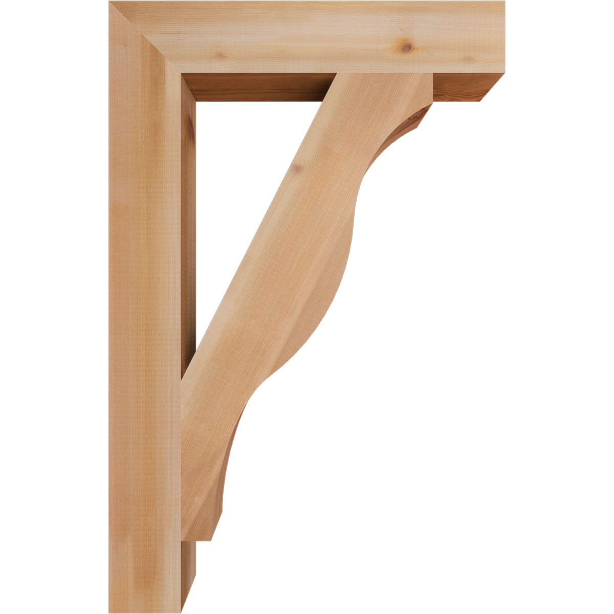 Ekena Millwork BKT04X22X34FST05SWR Exterior-Brackets-Braces - View #3