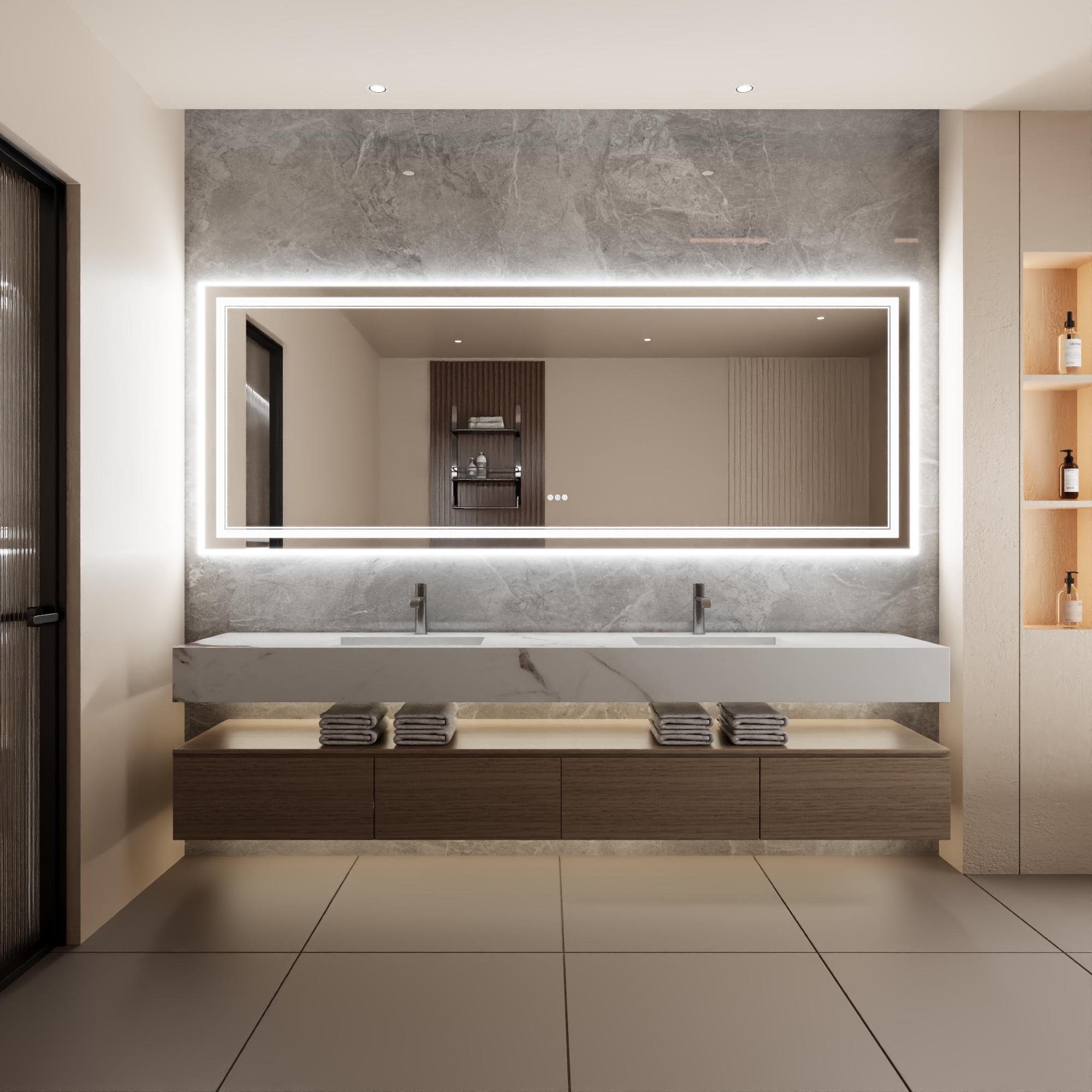 Bayfeve BFXB-16S3696-MIR Framed-Bath-Mirrors - View #2