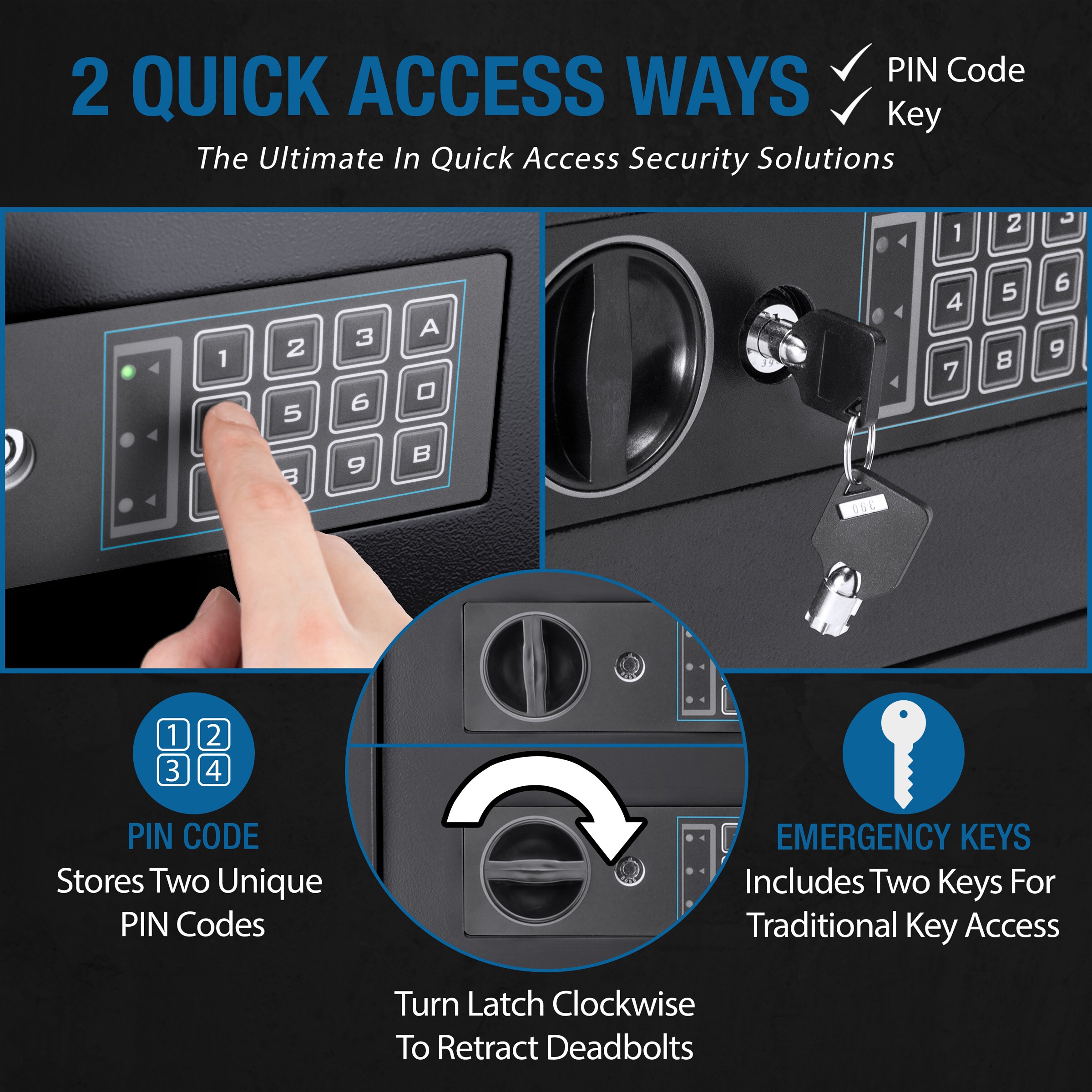 Huluwat DJ-4P254809 Floor-Wall-Safes - View #7