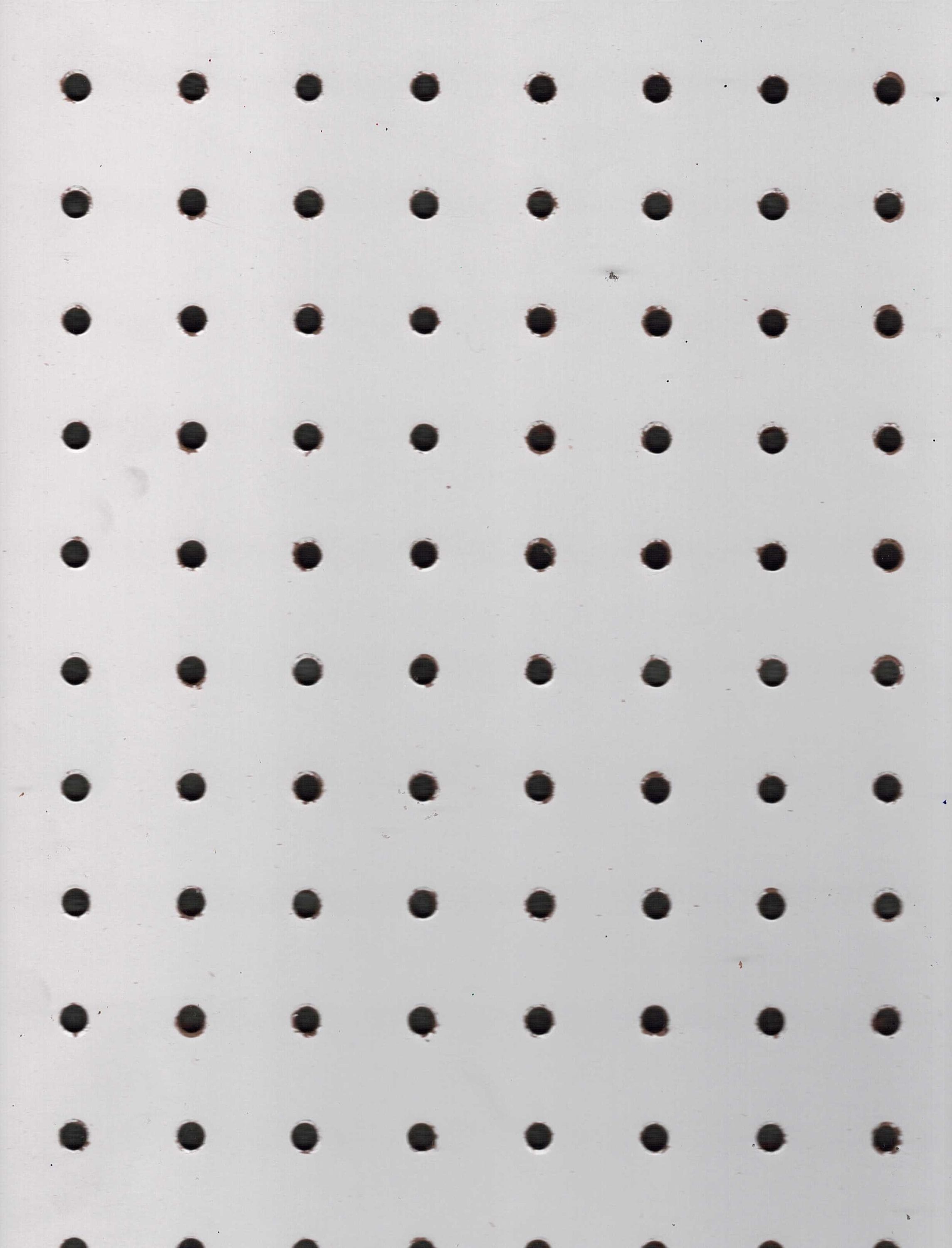 150 Hardboard Pegboard in White 47.75-in W x 95.75-in H