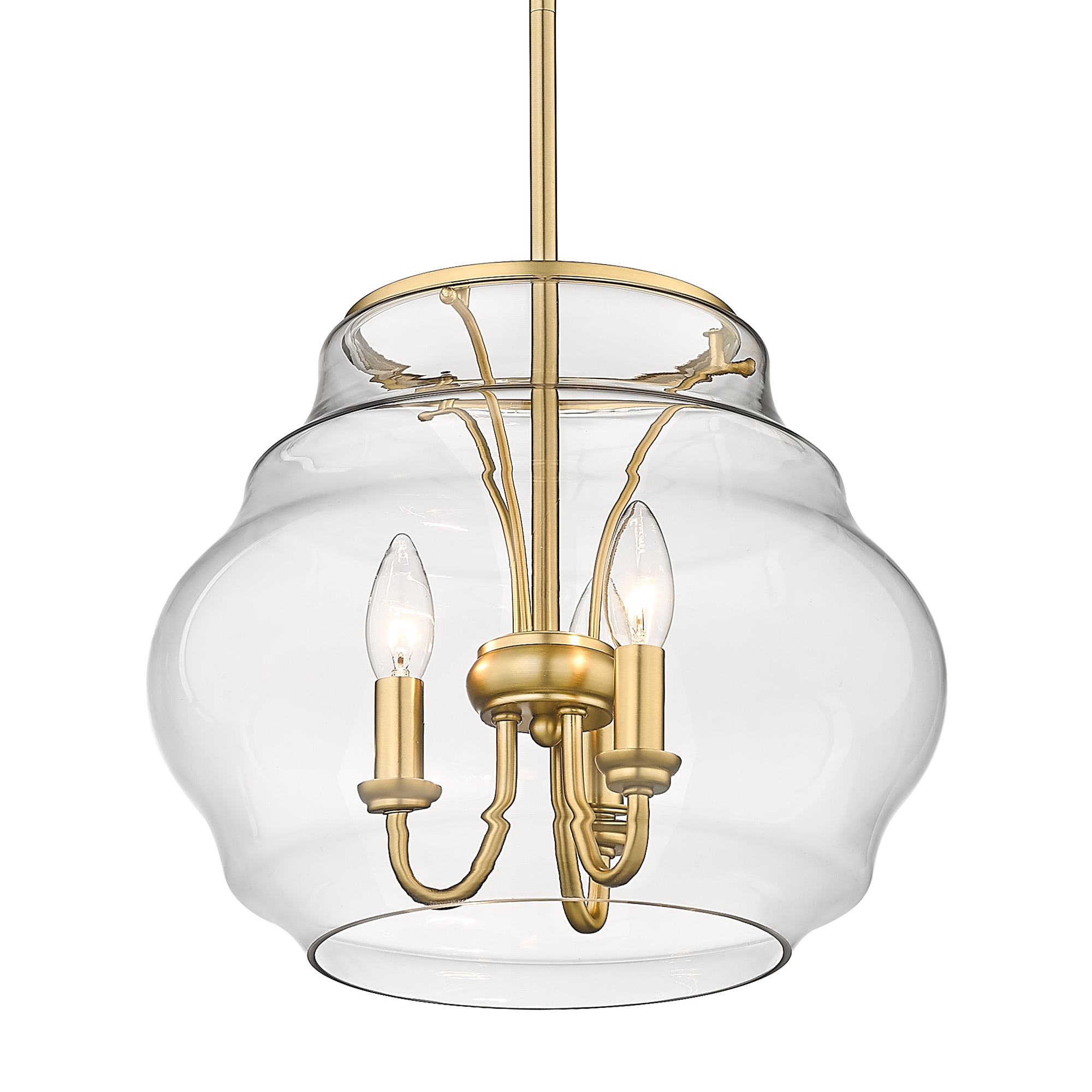 Golden Lighting 1087-3P BCB-CLR Pendant-Lights - View #3