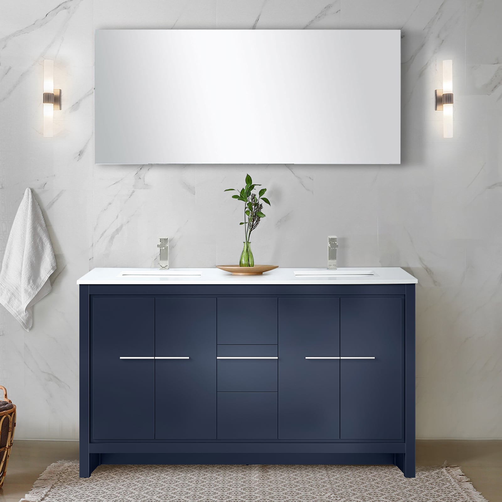 Lexora LVSCSH60DNB300 Bath-Vanity-Combo - View #6