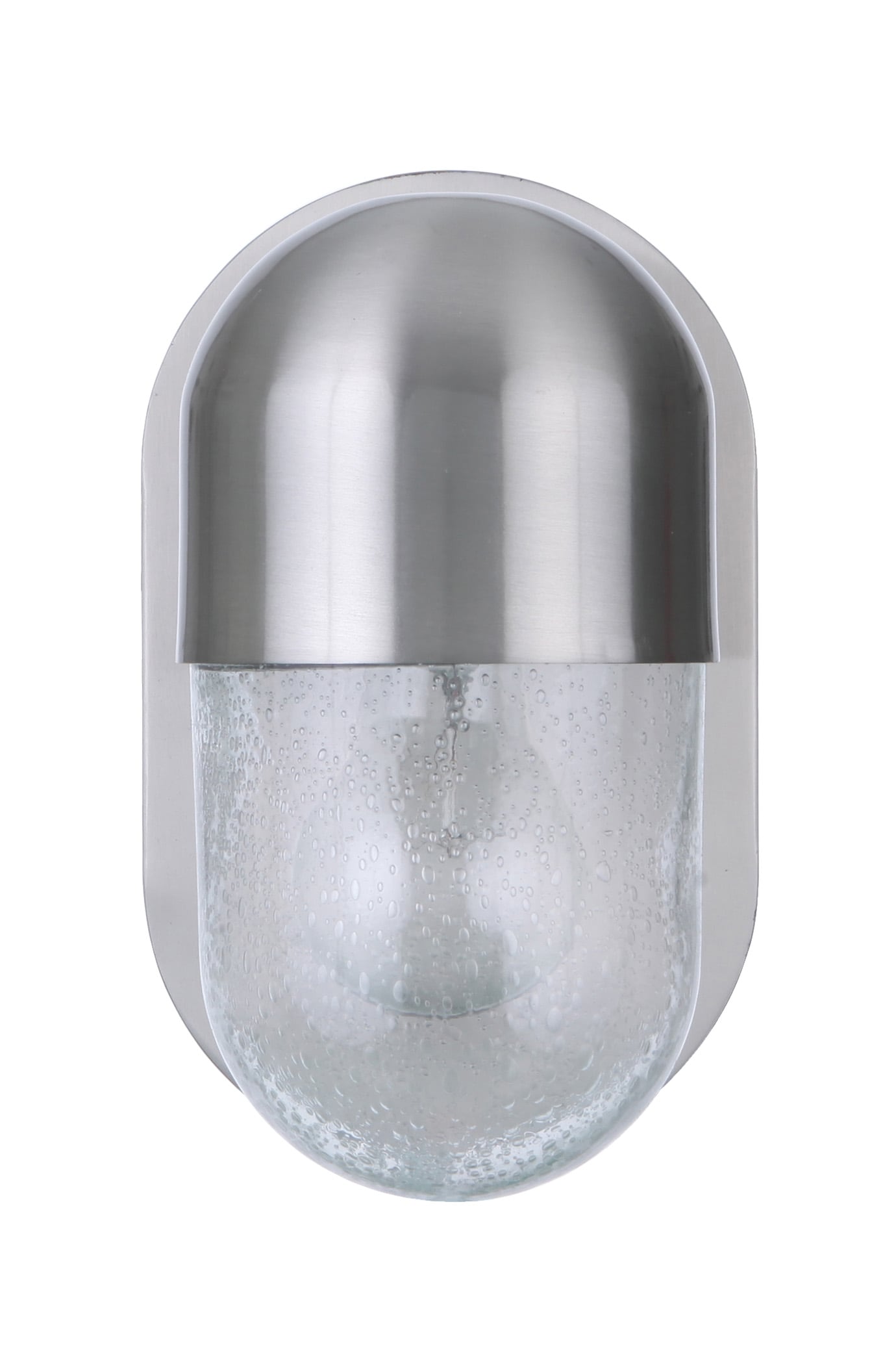 Craftmade 55001-BNK Pill 5.25-in W 1 -Light Brushed Aluminum Wall Sconce
