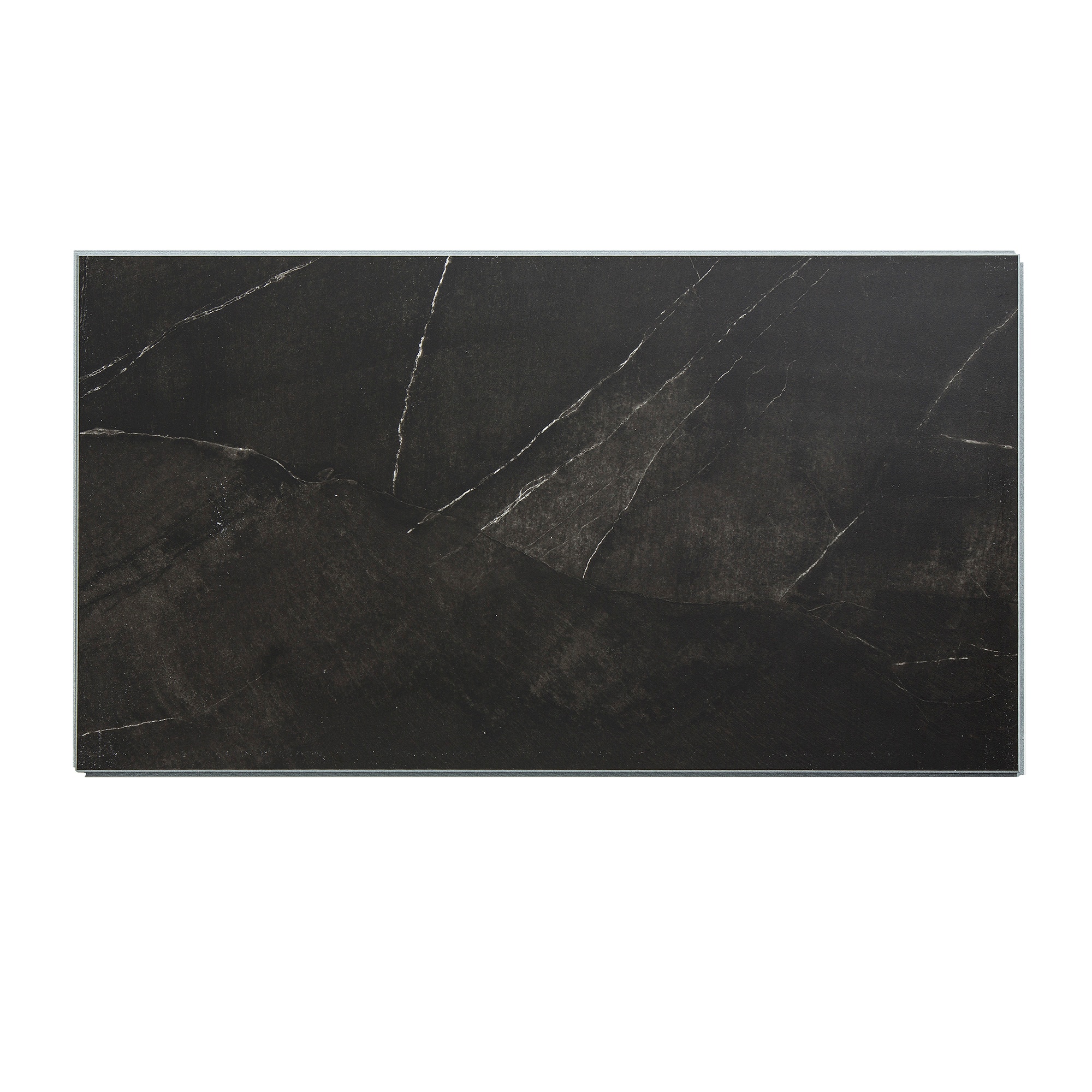 PALISADE 53517 Black Ice 23-in x 11-in Matte PVC Stone Look Wall Tile (17.9-sq. ft/ Carton)